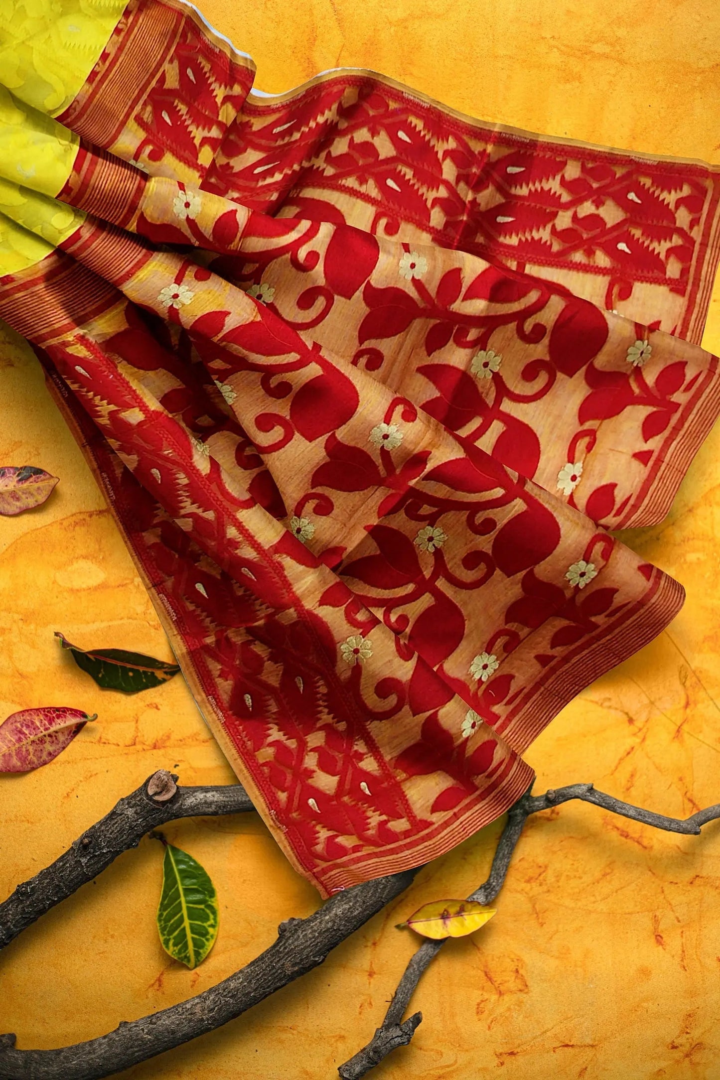 Bengal soft dhakai Jamdani Putul's fashion