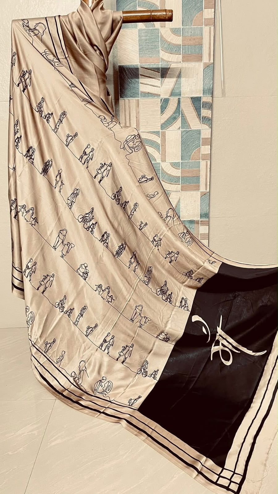 Motherhood Journey Pure Modal Silk Saree by Putul's Fashion, limited edition