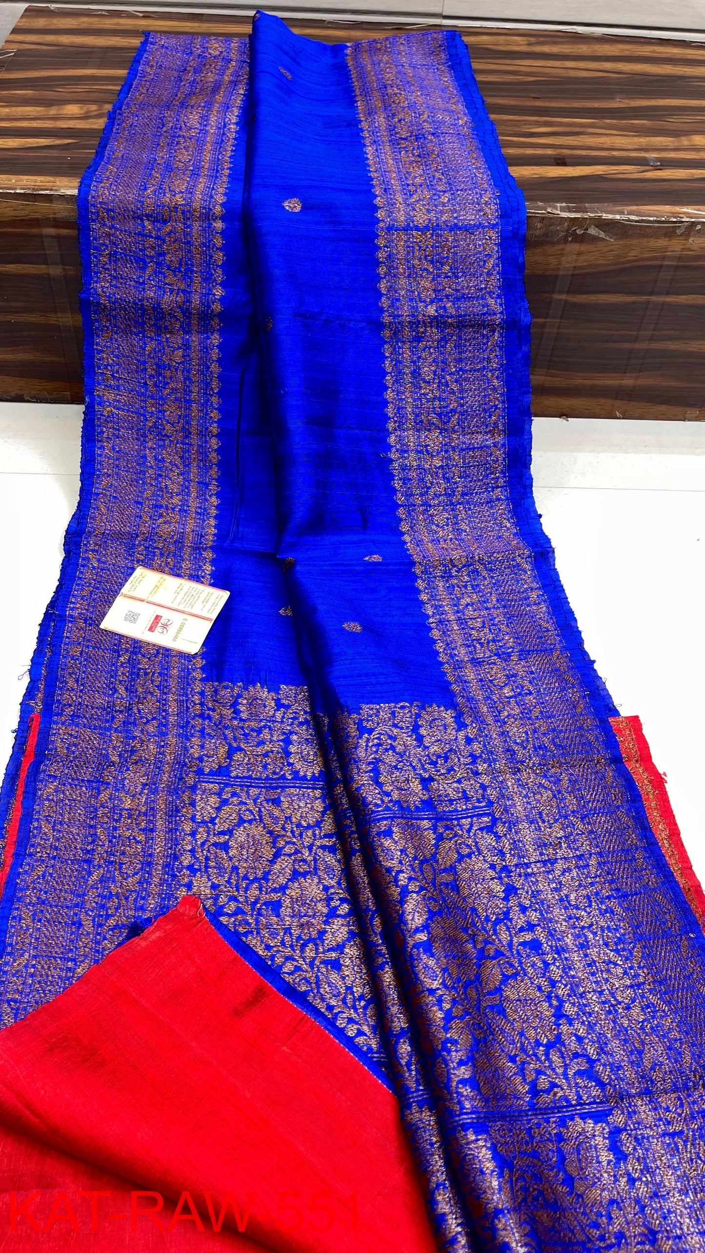 Tussar raw silk banarasi saree, A rich collection for grand entry in a crowd