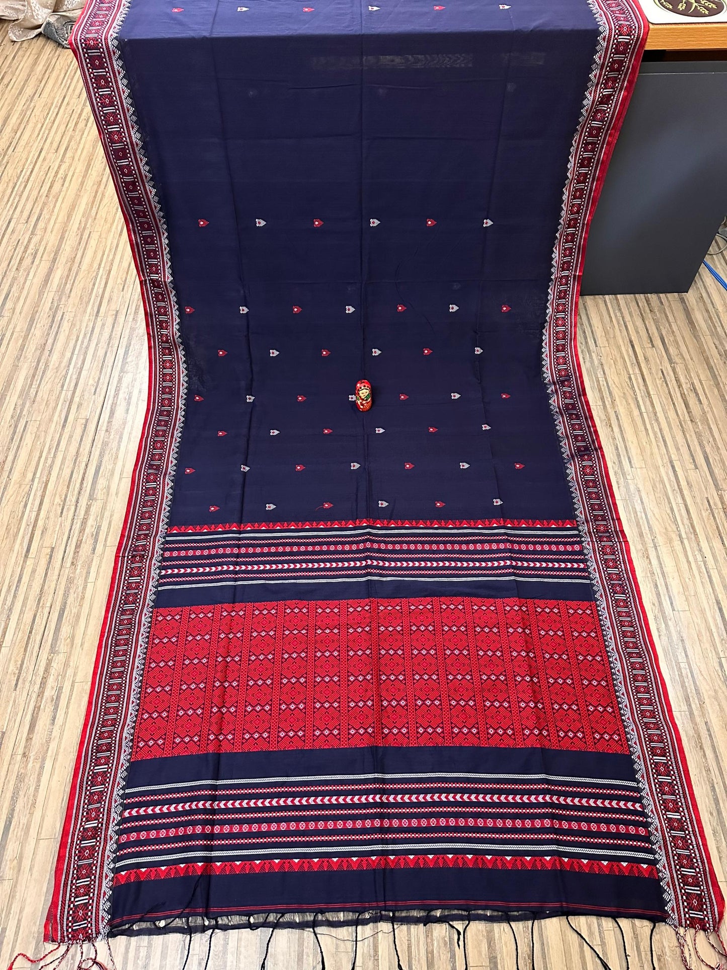 Assam khadi cotton saree