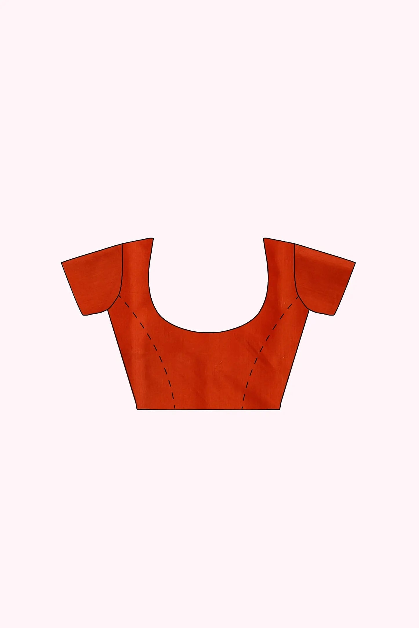 Banarasi katan silk white orange Putul's fashion