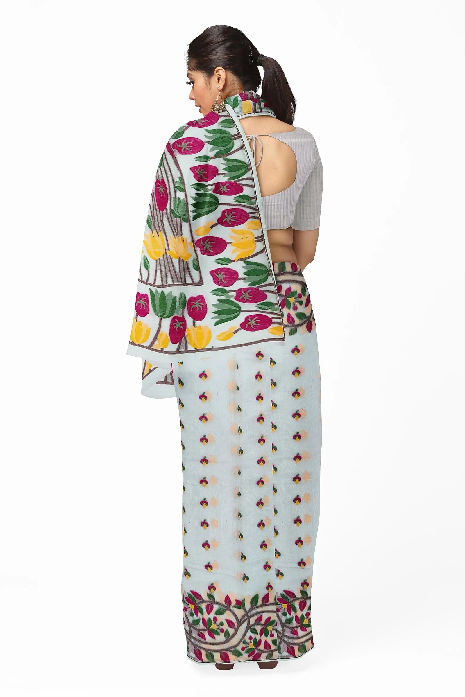 Bengal soft dhakai jamdani Putul's fashion