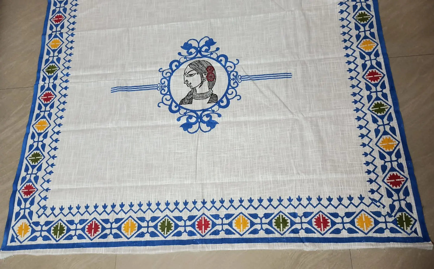 Block print saree of Bengal signature saree Putul's fashion