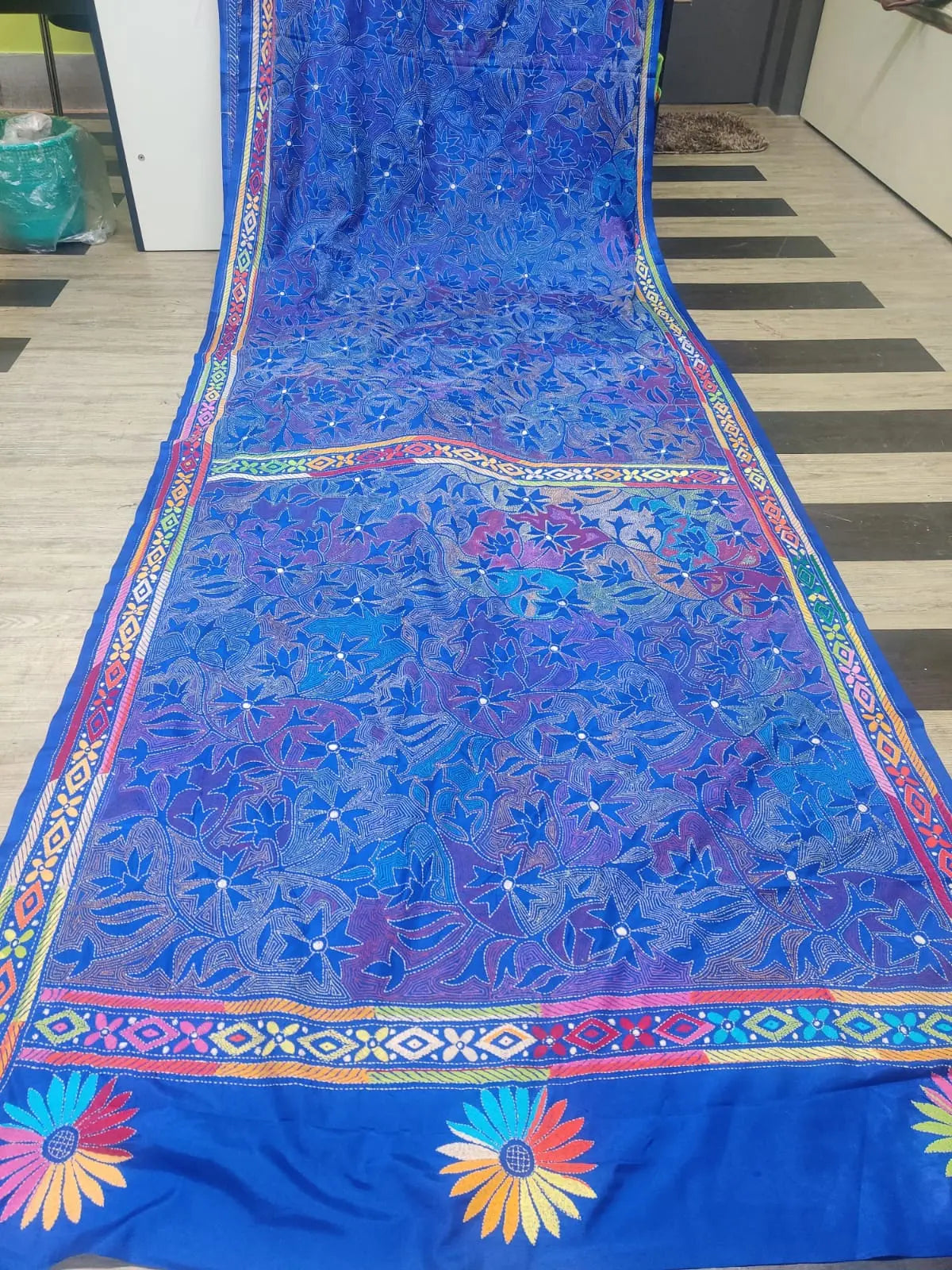 Bolpur Kantha stich saree My Store