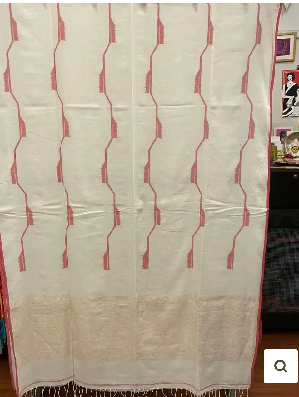 Cotton Jamdani saree of Bengal Putul's Fashion