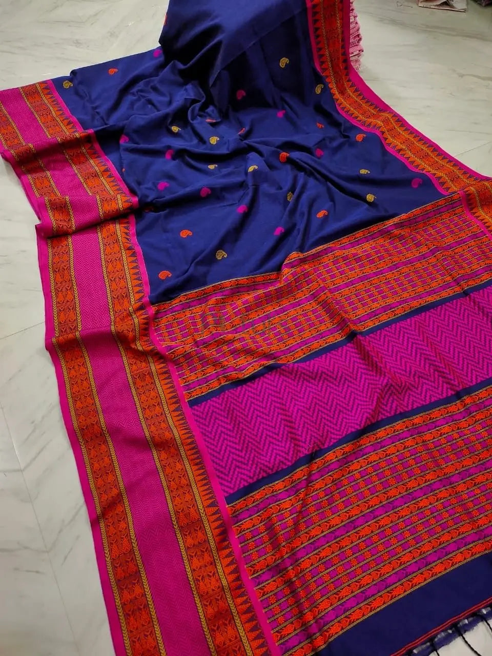 Cotton Tanchui saree Putul's Fashion