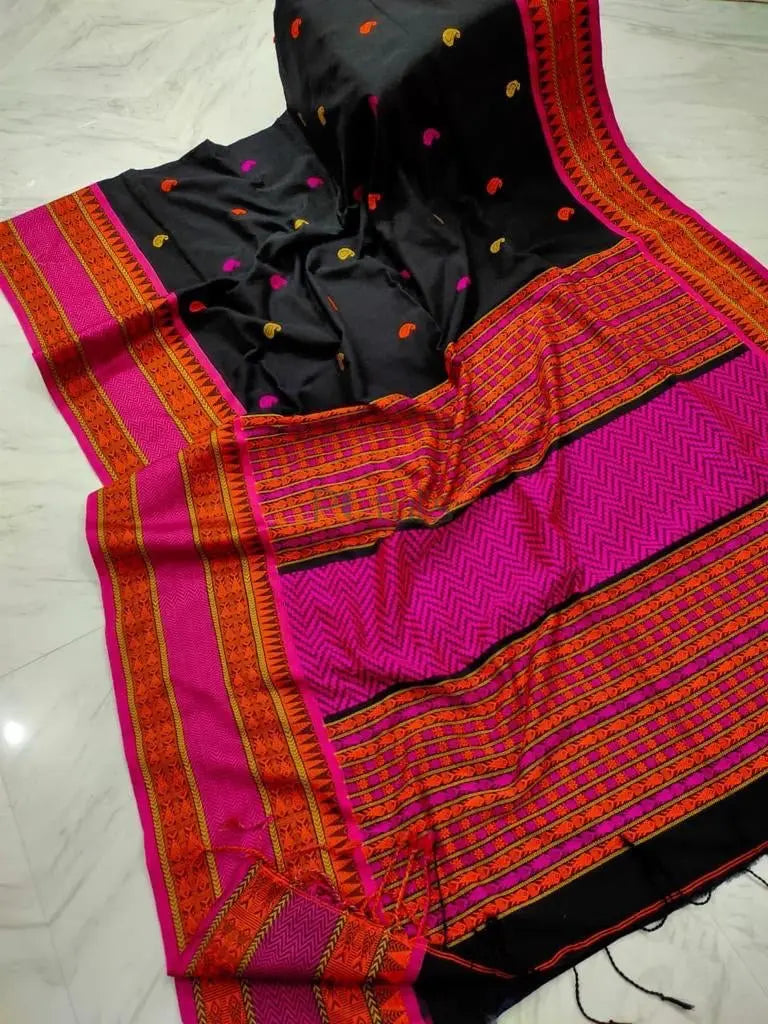 Cotton Tanchui saree Putul's Fashion