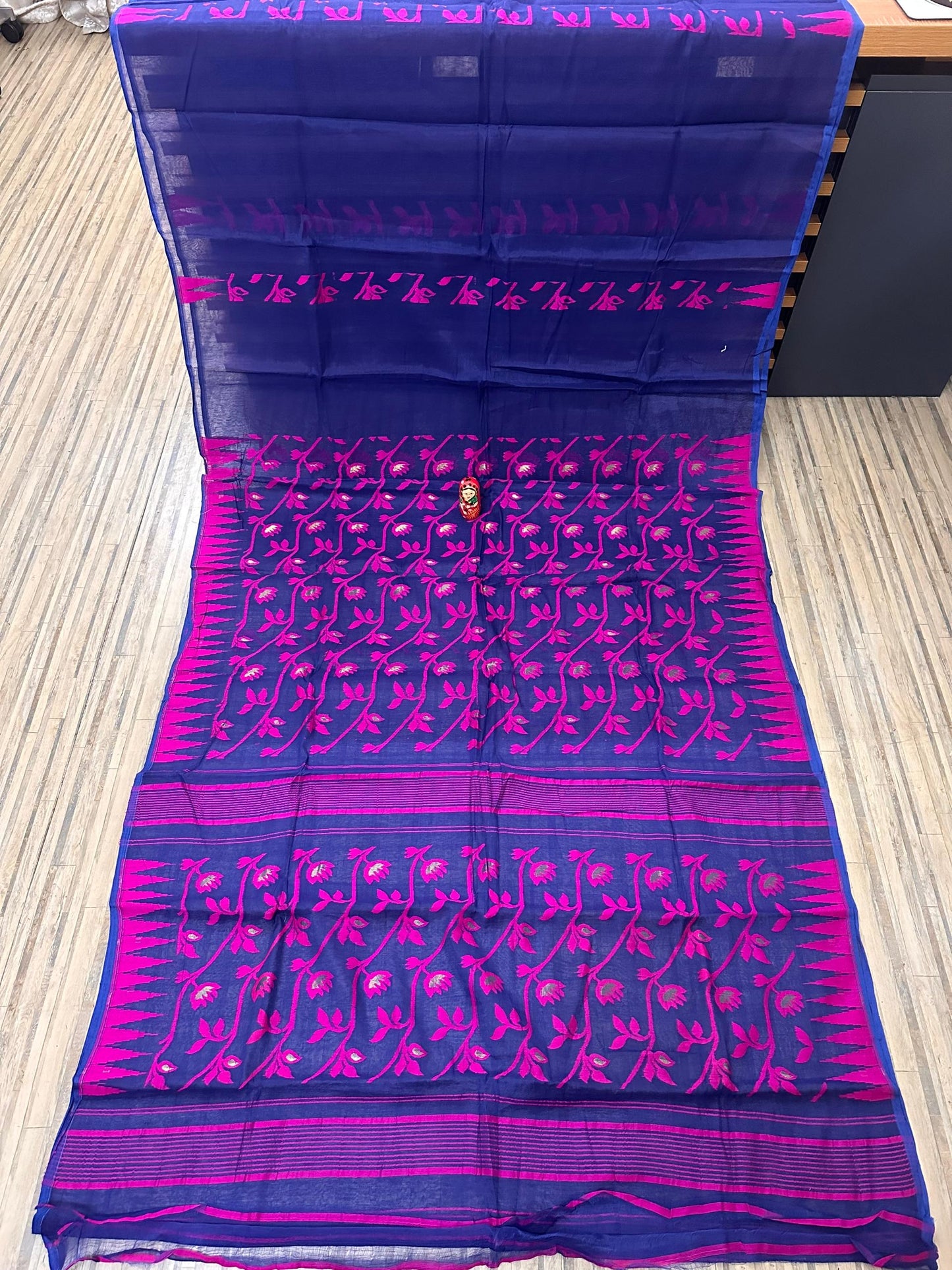 Soft gap dhakai bengal jamdani saree