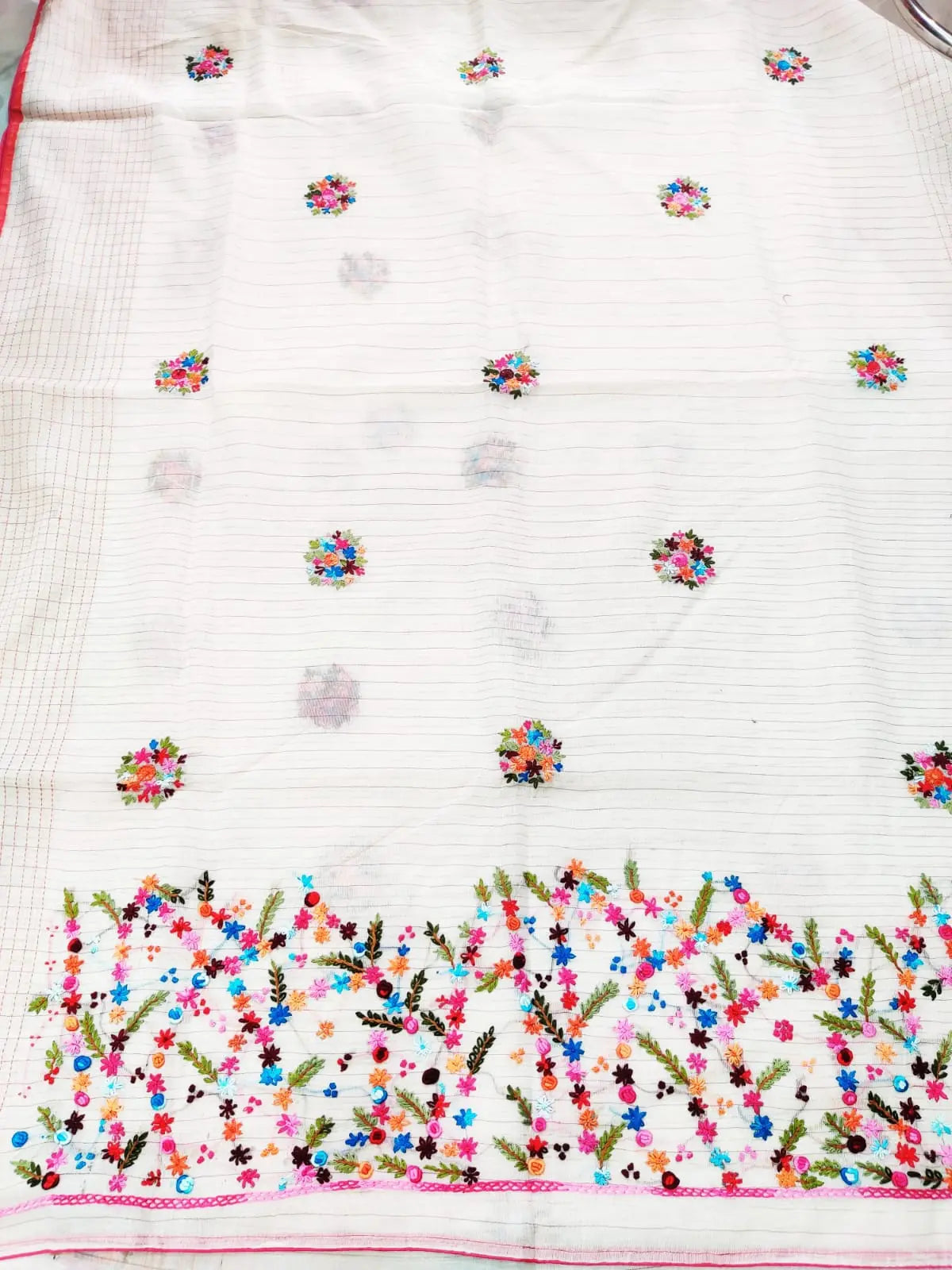Hand parshi cotton saree Putul's fashion