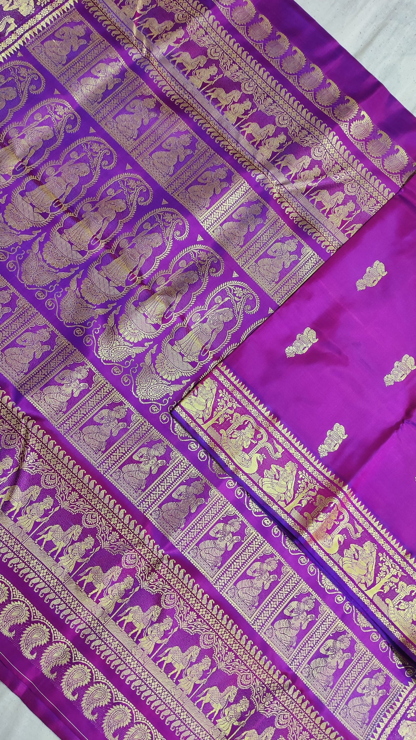 Bishnupur Baluchori saree with silkmark