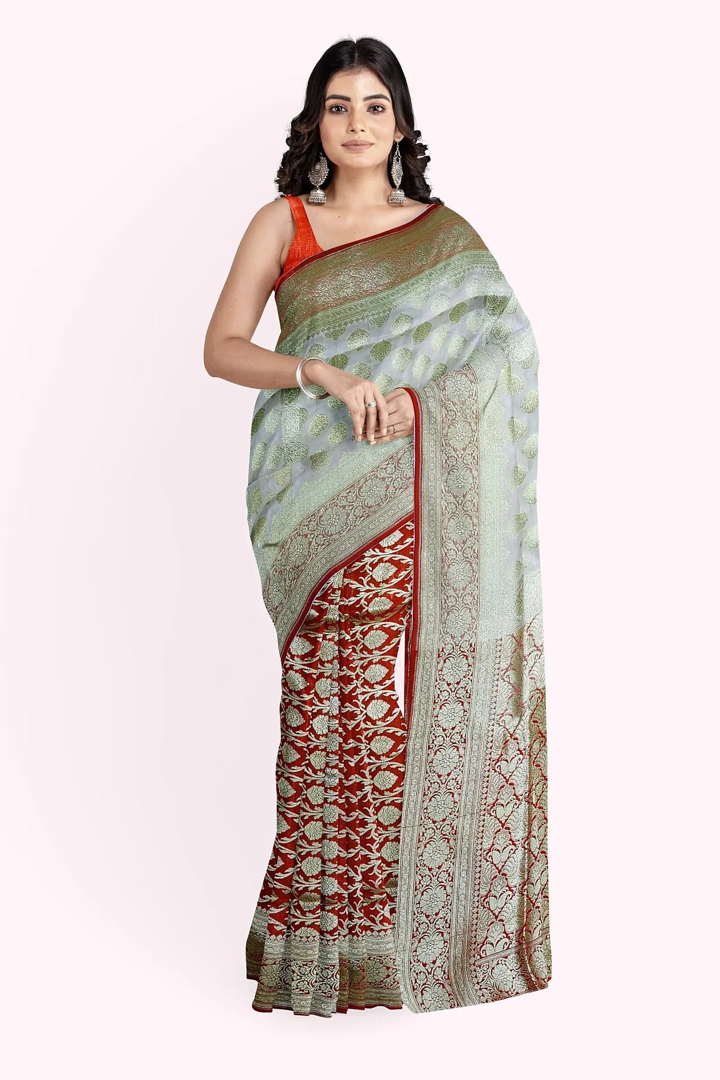 Katan benarasi silk saree Putul's fashion