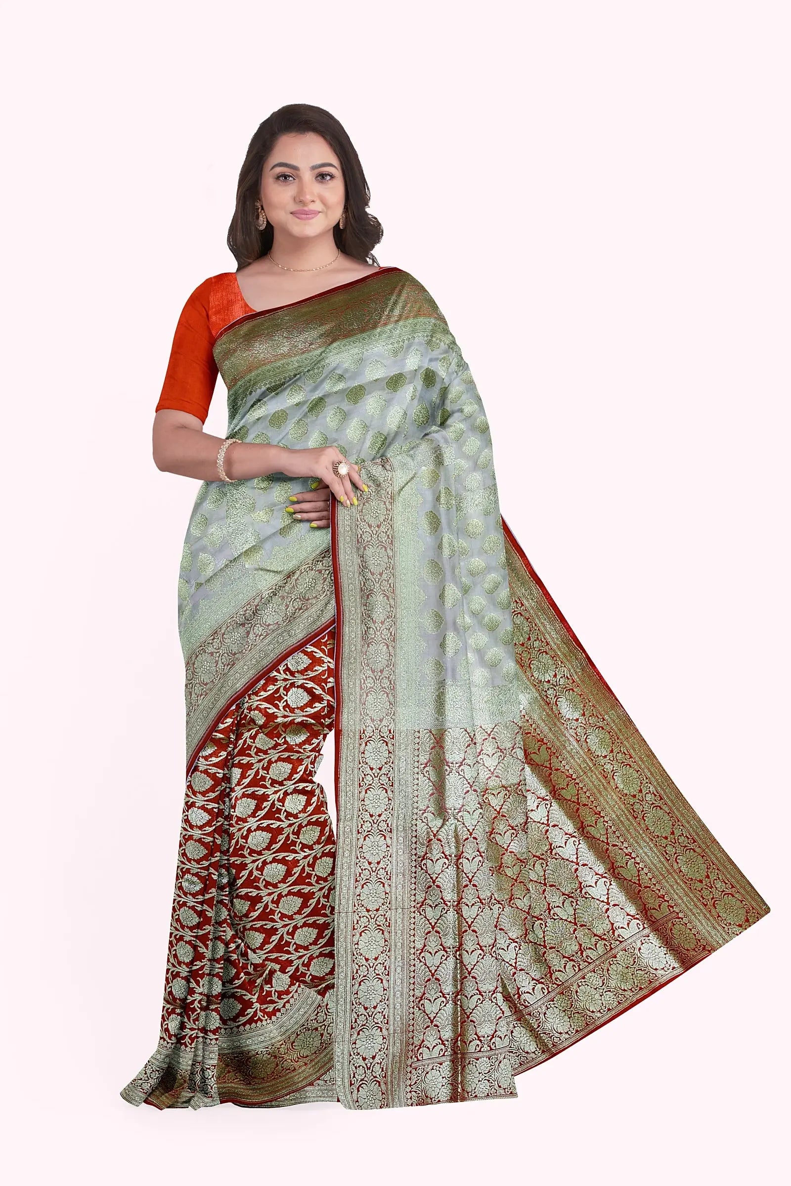 Katan benarasi silk saree Putul's fashion