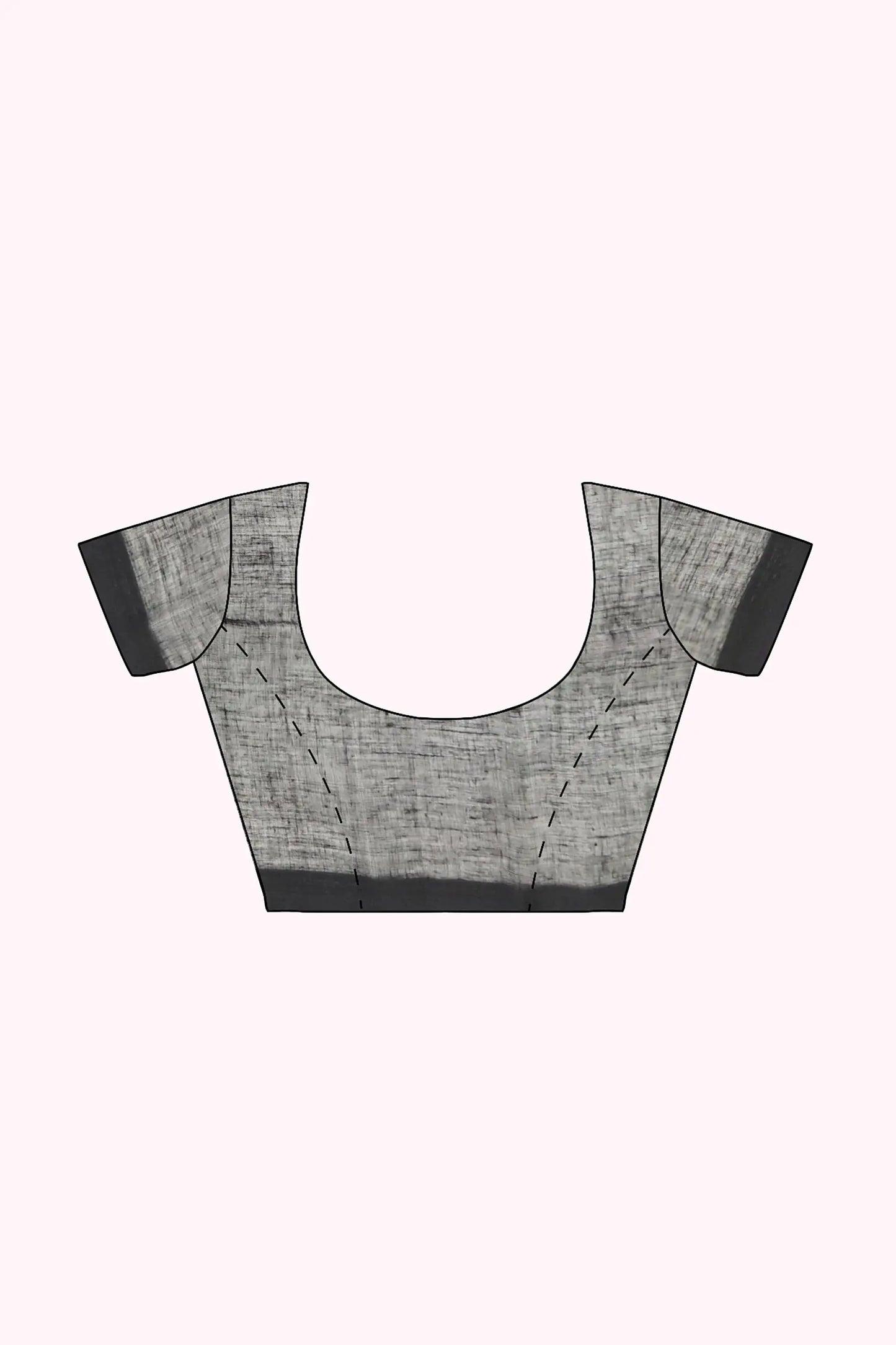 Linen Jamdani black white My Store