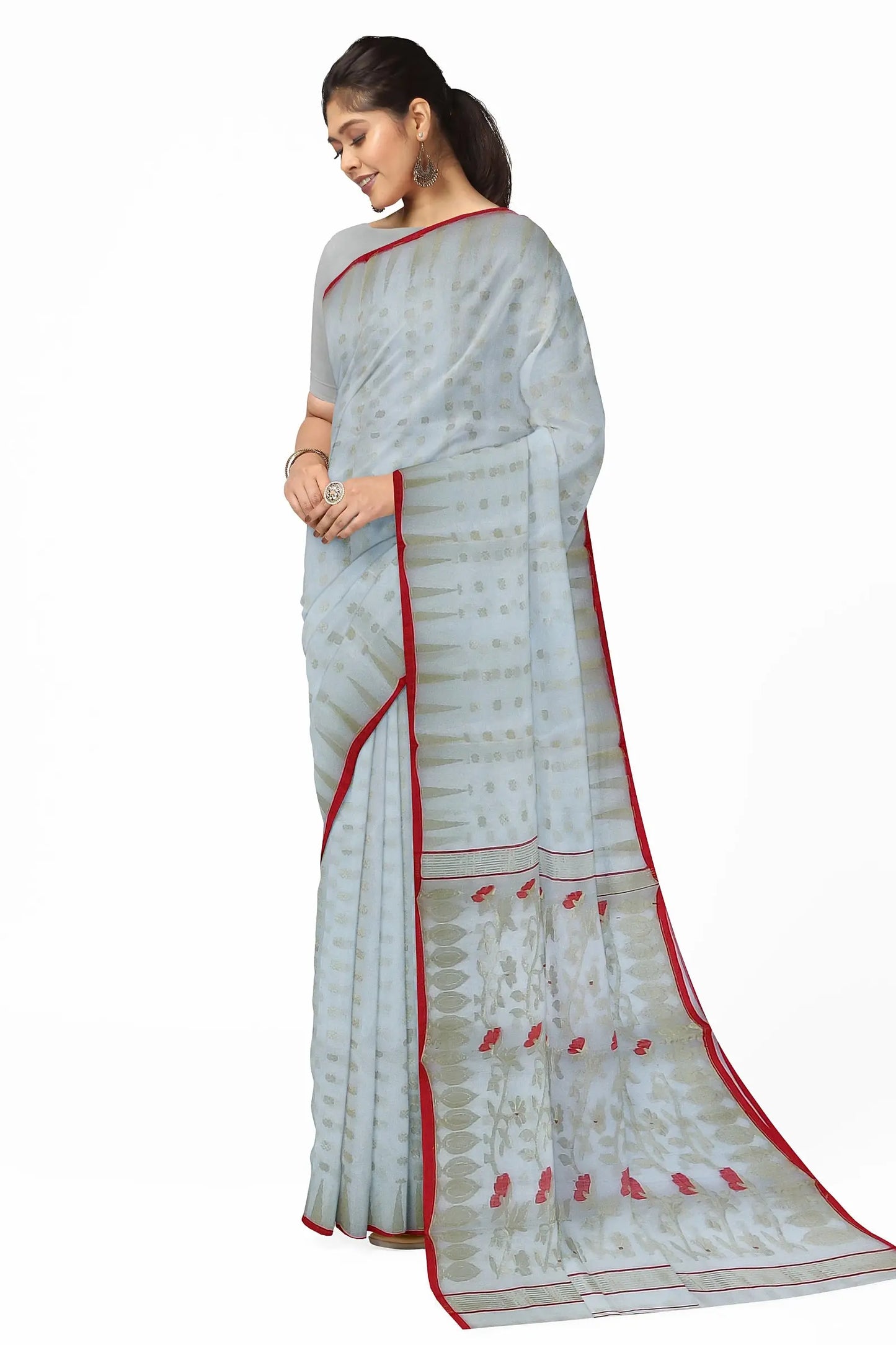 Muslin Jamdani Putul's fashion