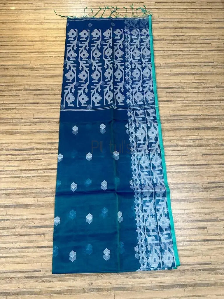 Muslin jamdani of karat design Putul's Fashion