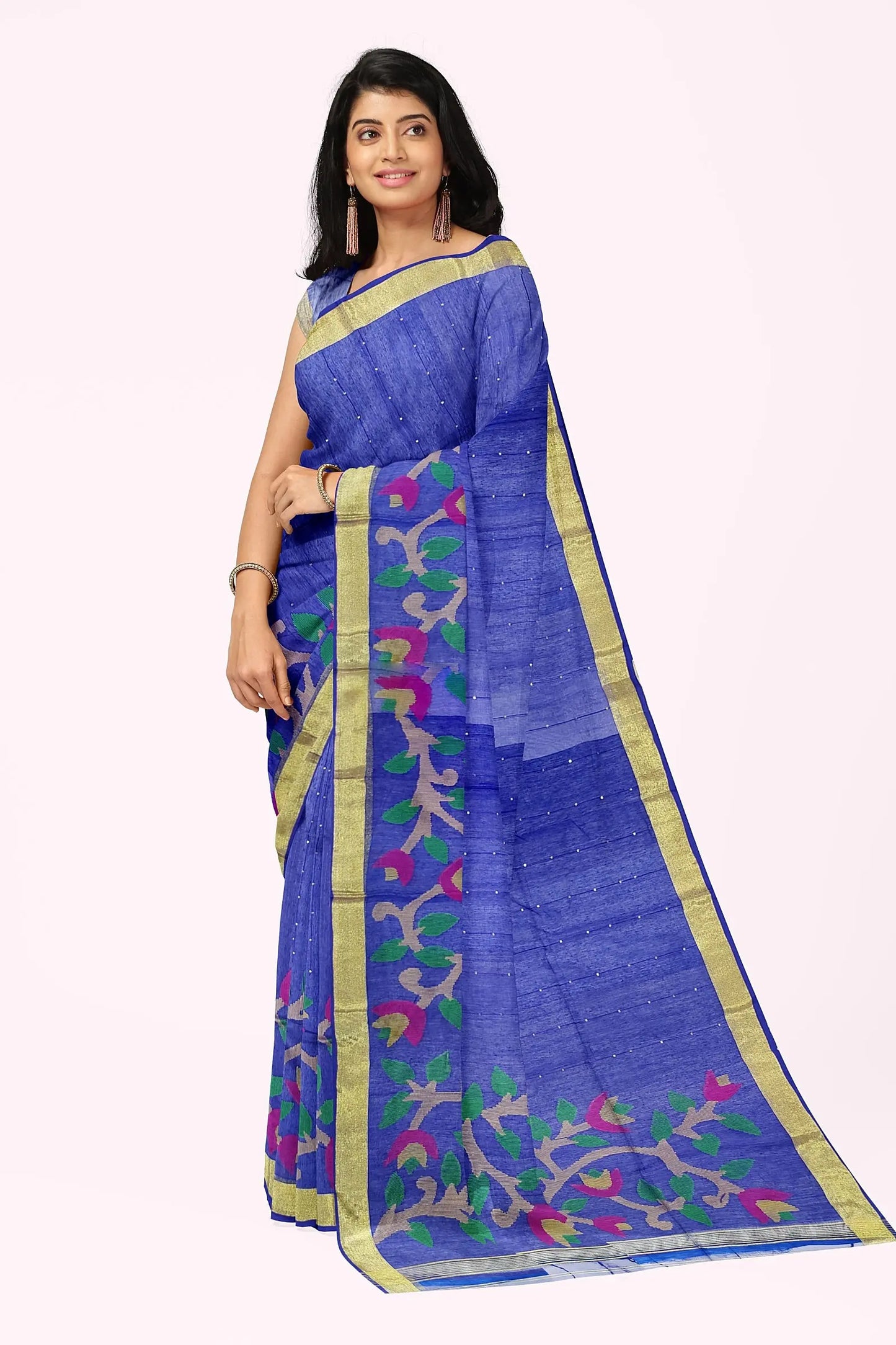 Muslin sequence saree Putul's fashion