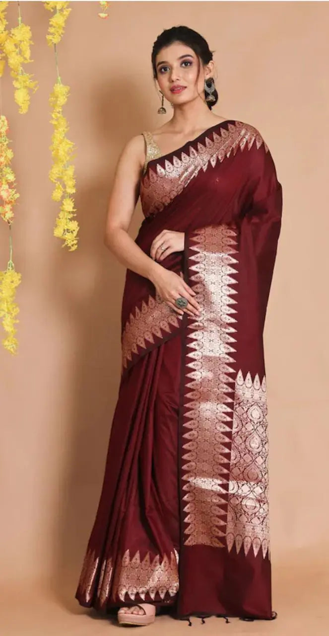 Rajasthani cotton silk saree Putul's fashion