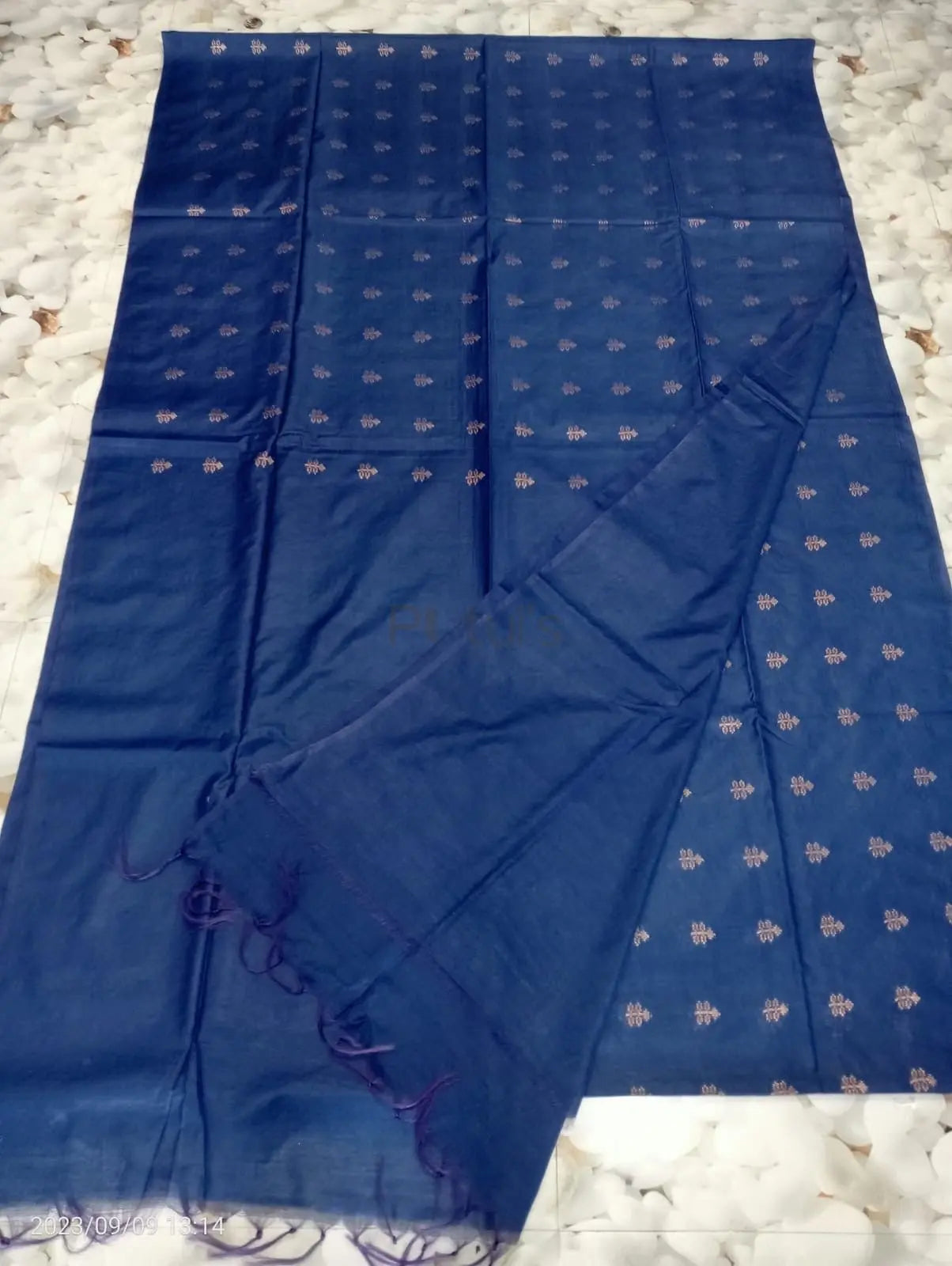 Semi bapta silk saree with zari butta Putul's Fashion