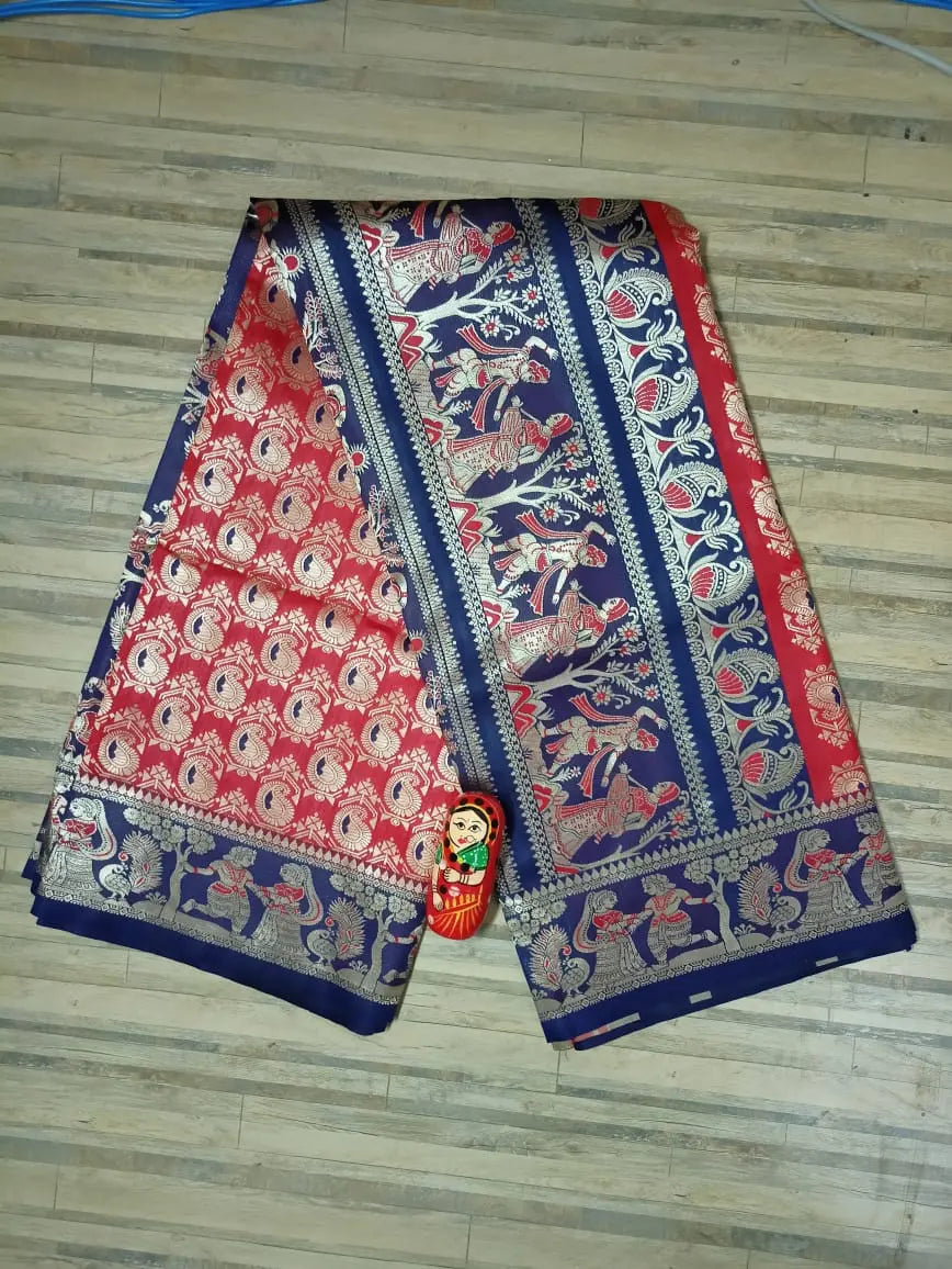 Swarnachori art silk saree Putul's fashion