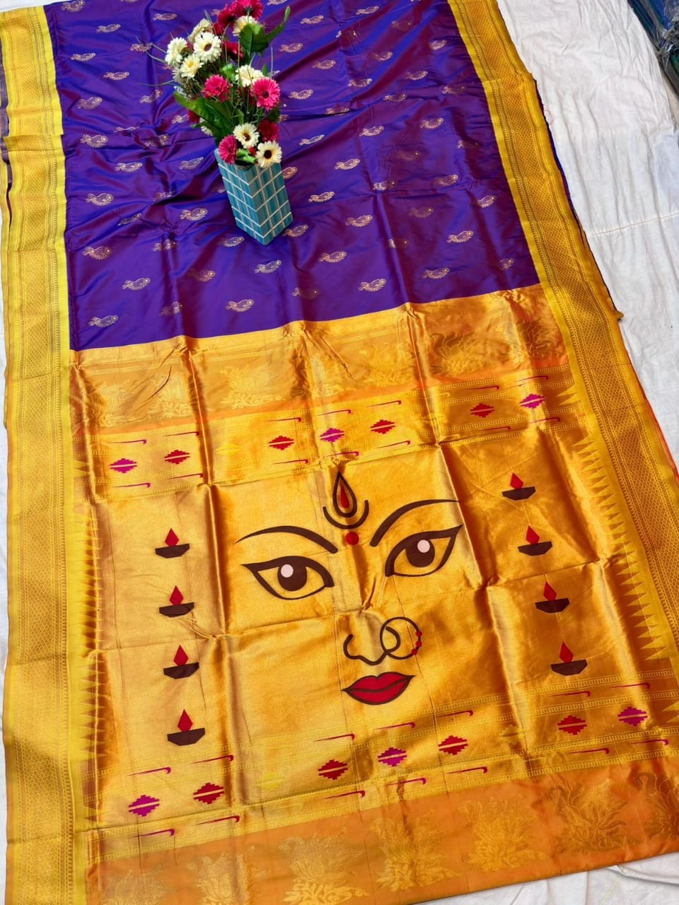 Adisakti Paithani Saree Designs from Putul’s Fashion - Purple - Paithani silk
