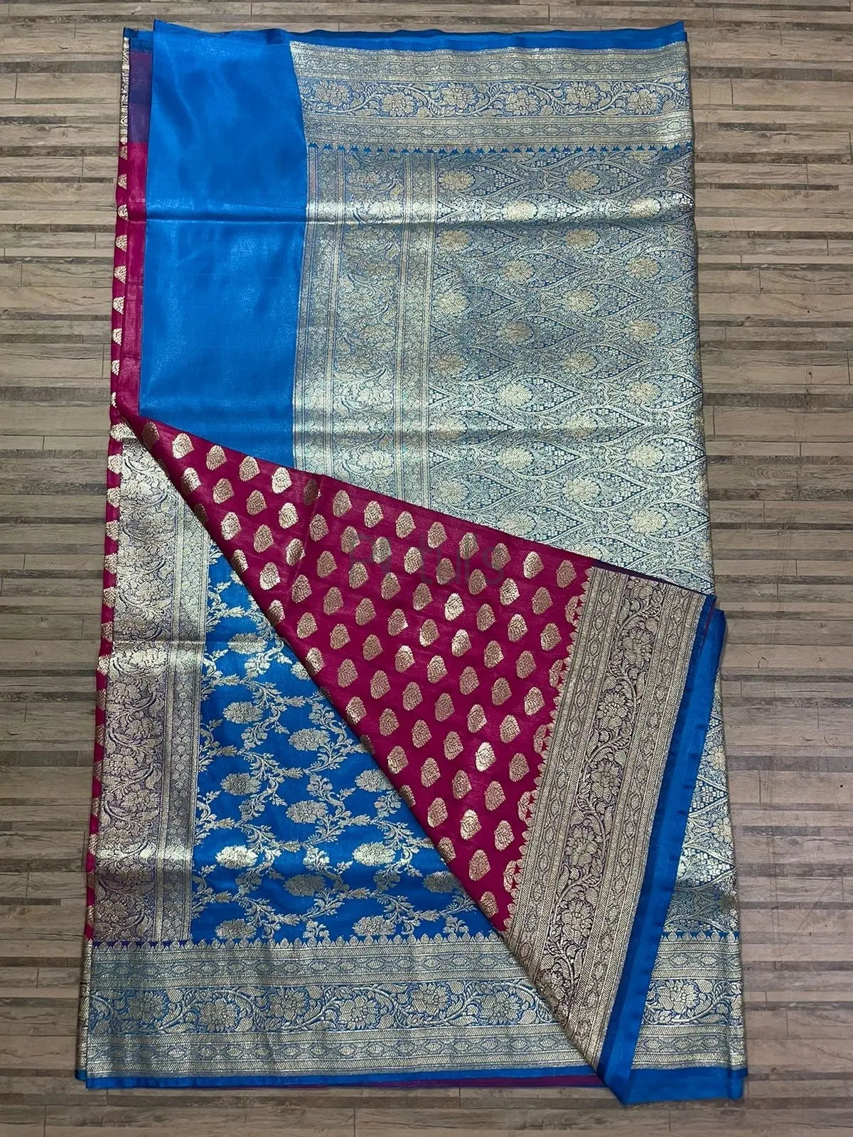 banarasi silk saree patli pallu Putul's Fashion