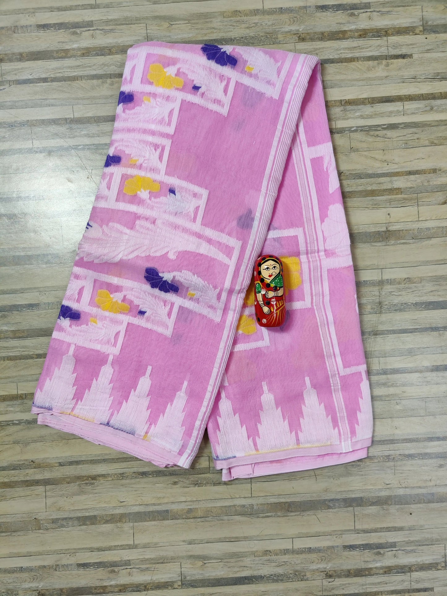 Bengal Jamdani SS Lata Pink