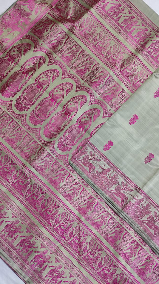 Bishnupur Baluchori saree with silkmark