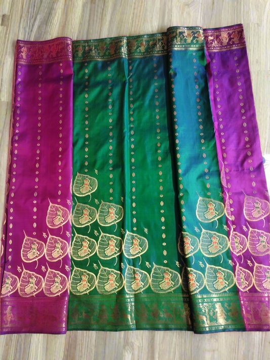 Swarnachori silk saree from Bishnupur