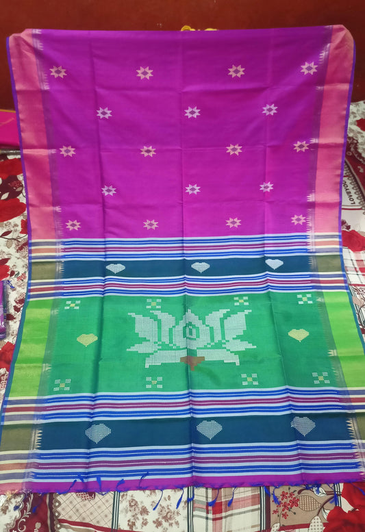 Bishnupur katan silk kalakhetra design - Bishnupur silk