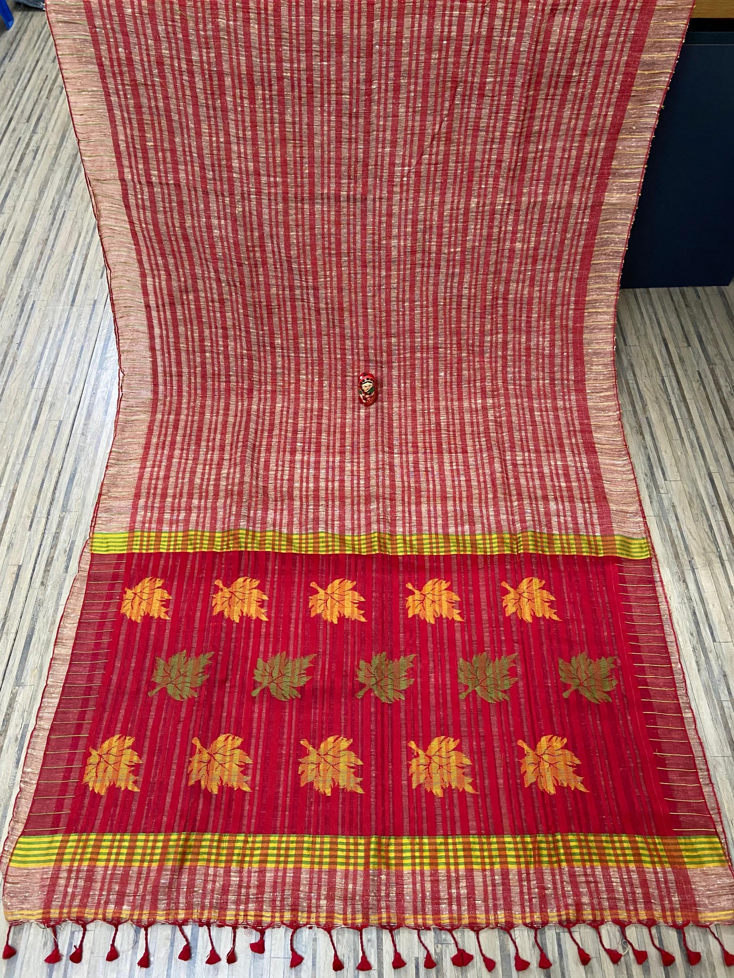 Ketiya jamdani saree - Beige