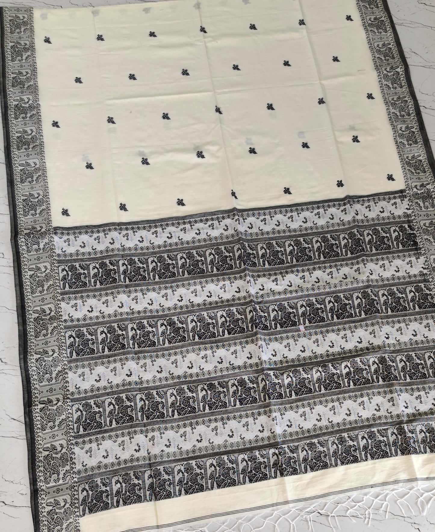 Cotton Baluchori saree