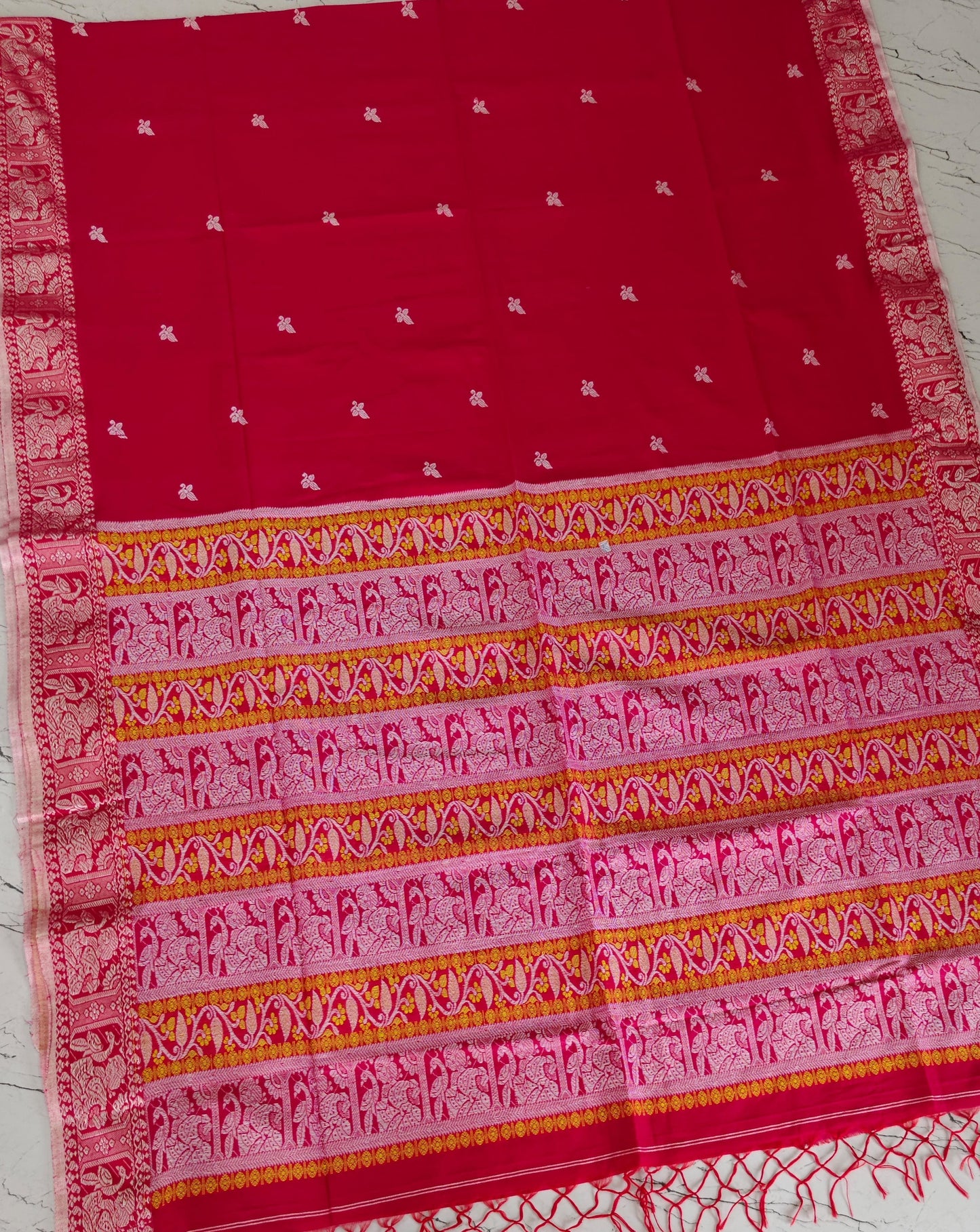 Cotton Baluchori saree