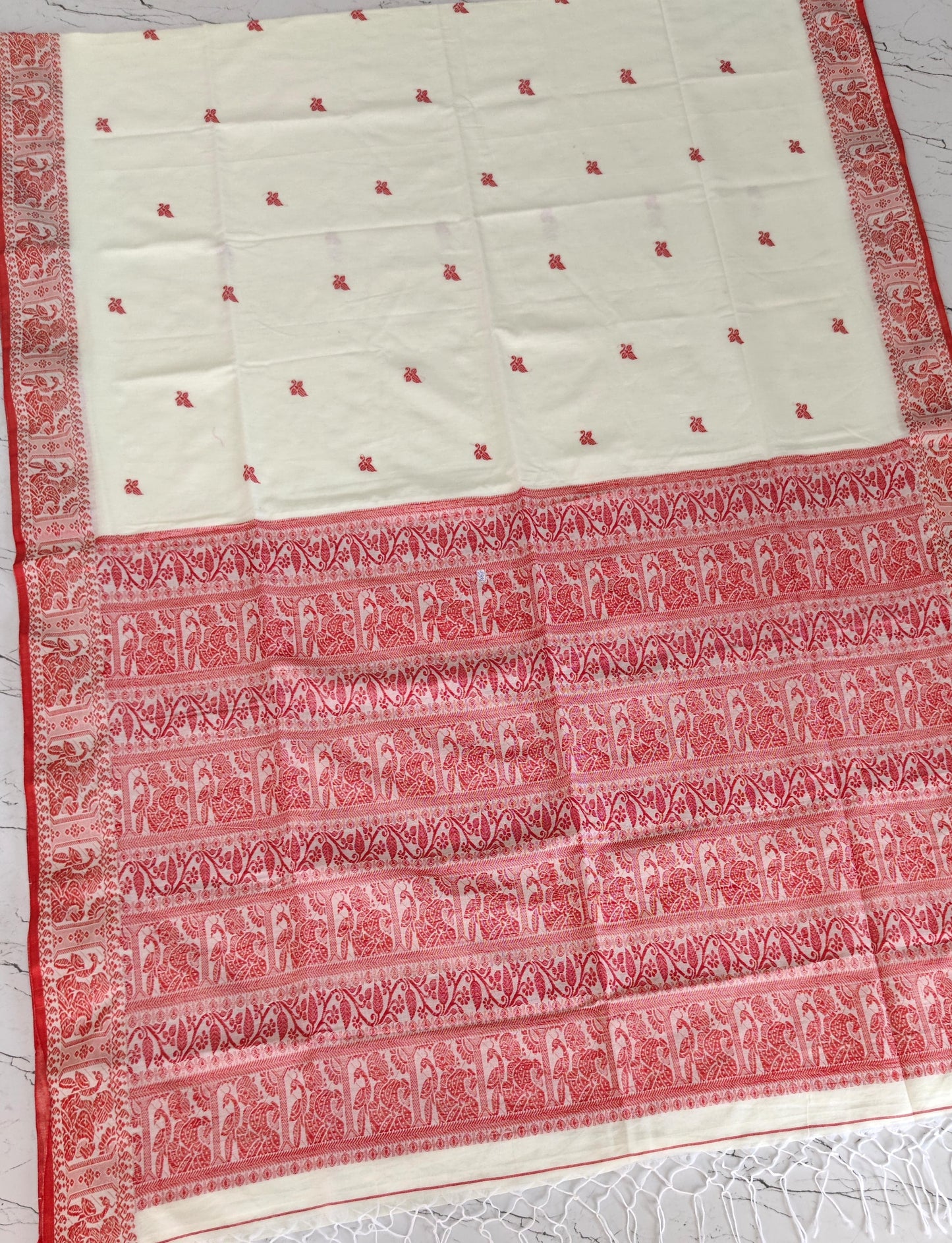 Cotton Baluchori saree