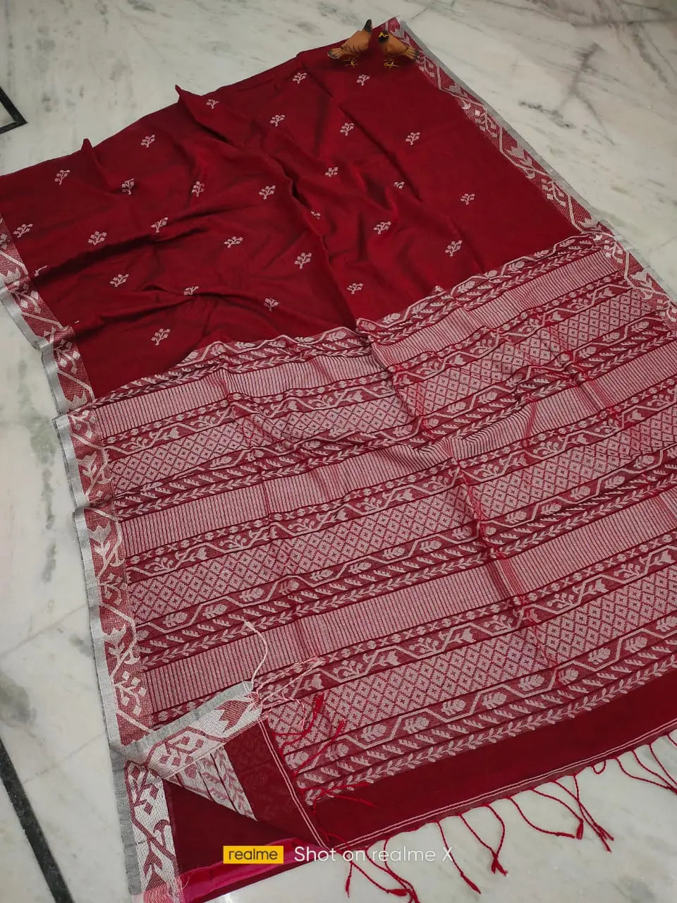 Cotton jamdani saree Putul's fashion