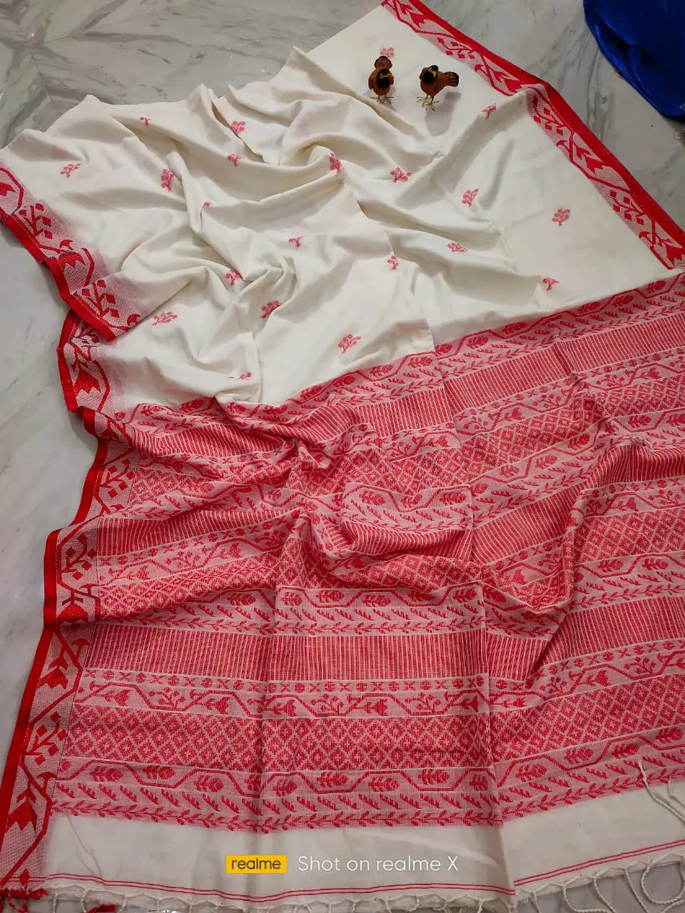 Cotton jamdani saree Putul's fashion