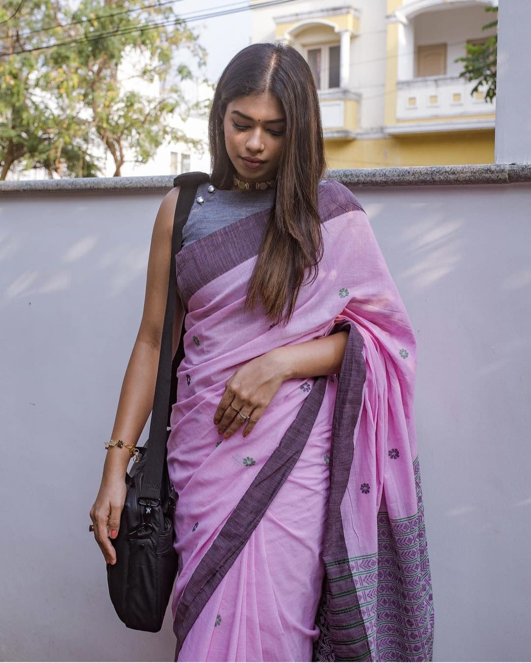 Cotton jamdani saree