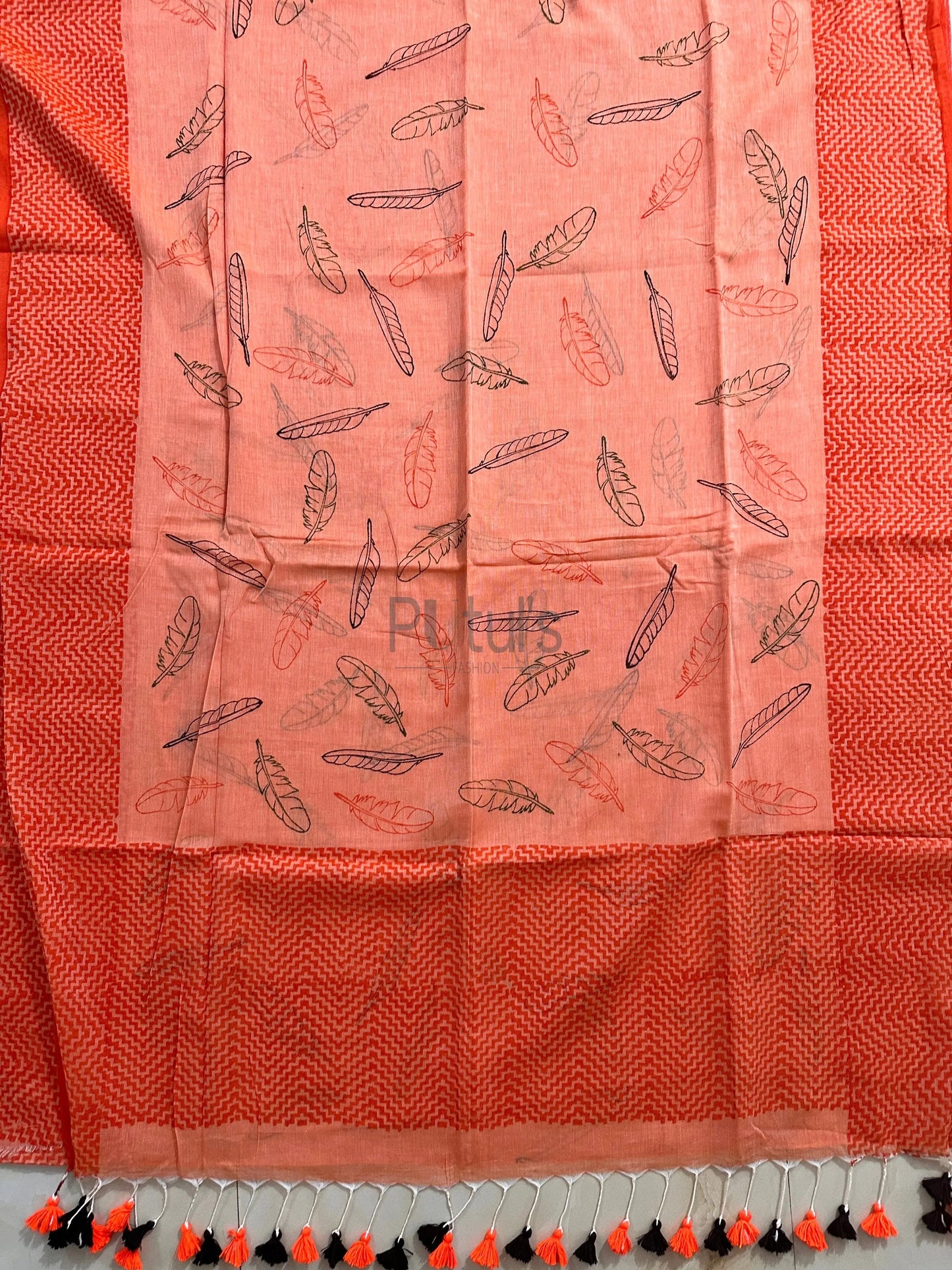 mal cotton saree palok Putul's Fashion