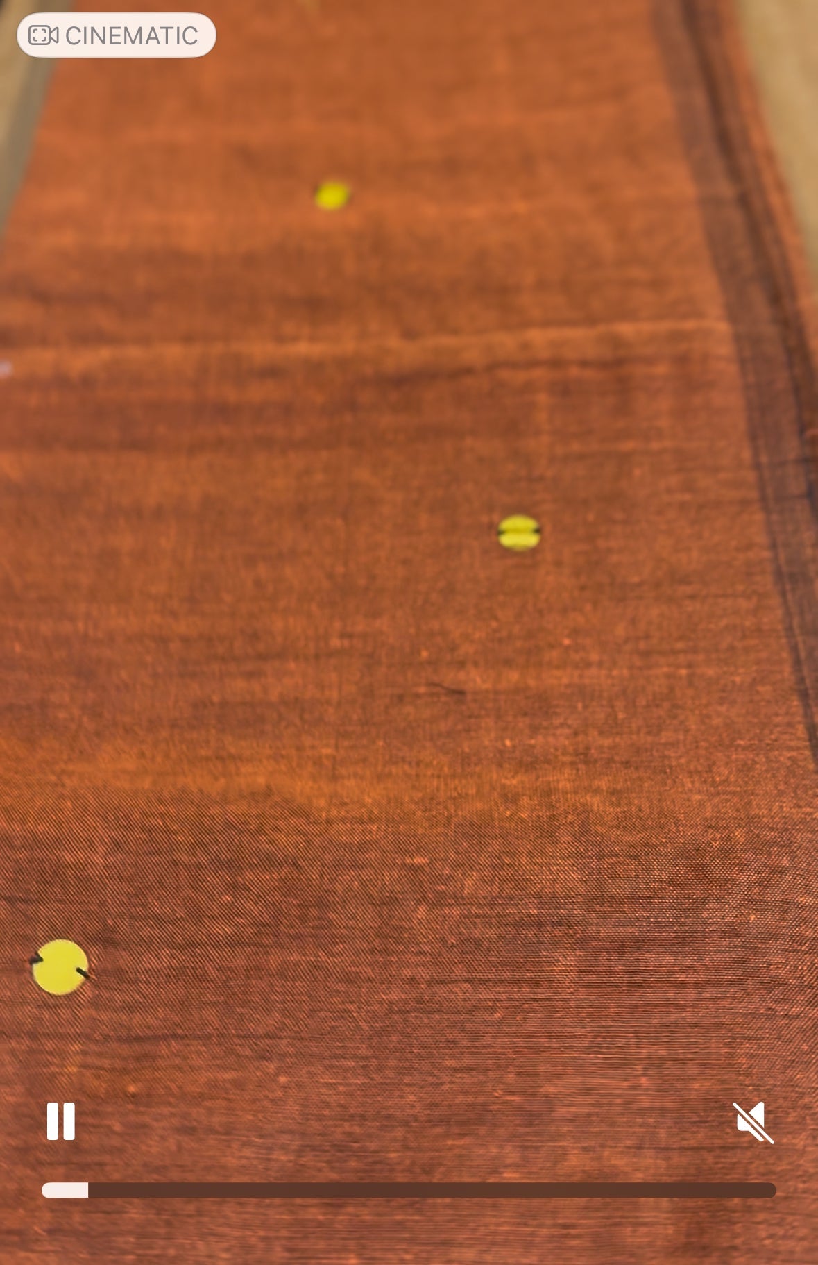 Gini khadi saree - A handloom saree - Rust orange - Khadi cotton saree