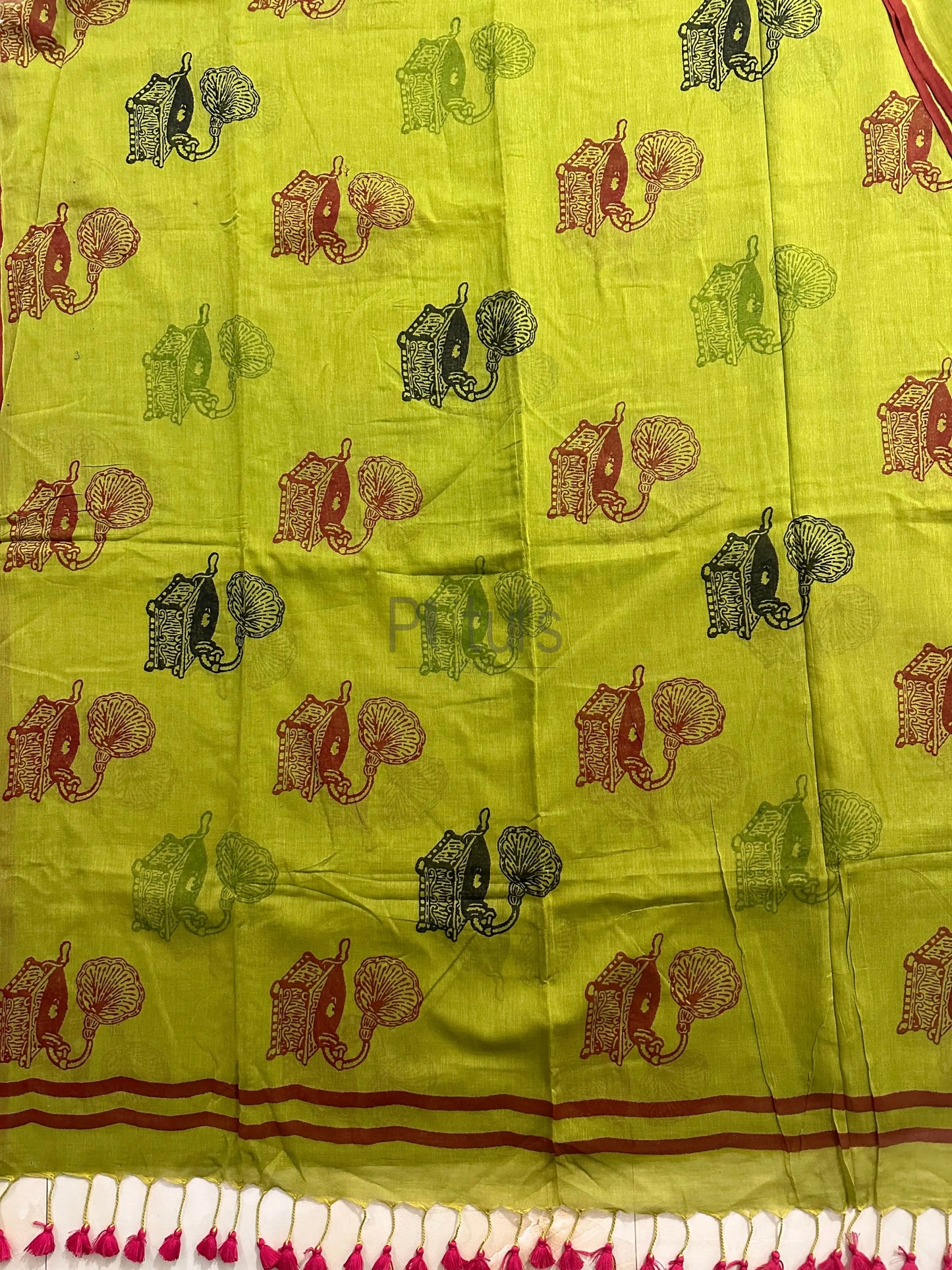 mal cotton saree gramophone Putul's Fashion