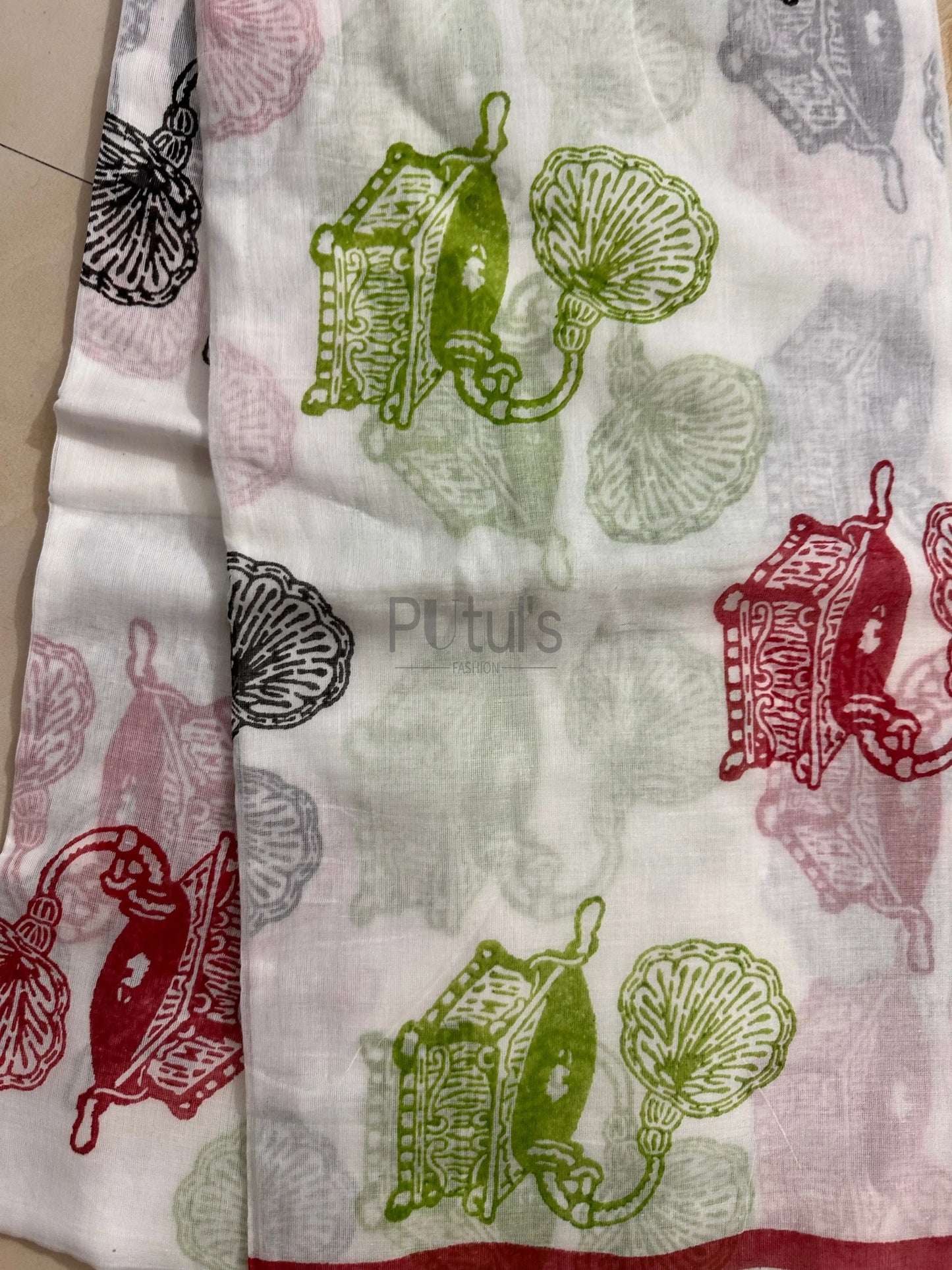 mal cotton saree gramophone Putul's Fashion