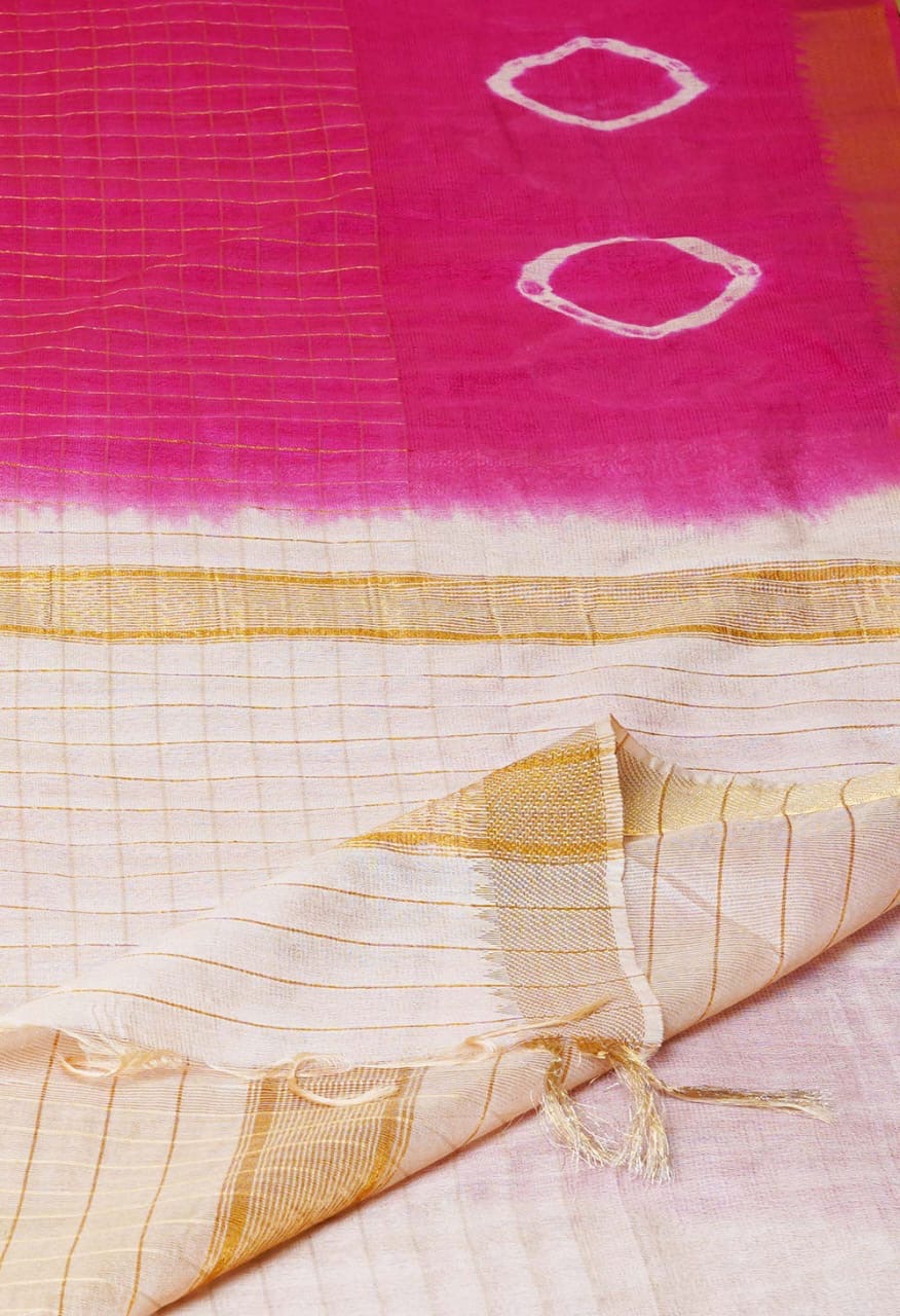 Mangalgiri shibori saree