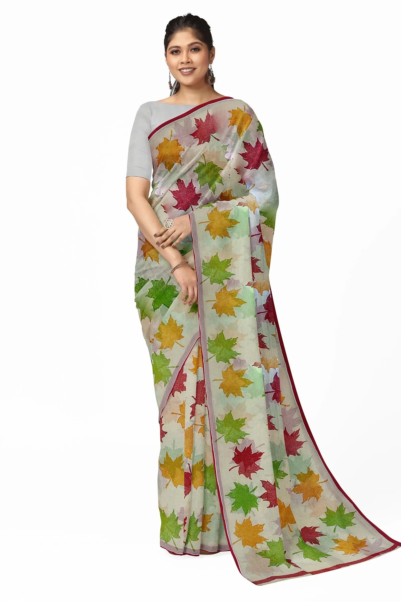 mal cotton saree Mohabattein Putul's fashion