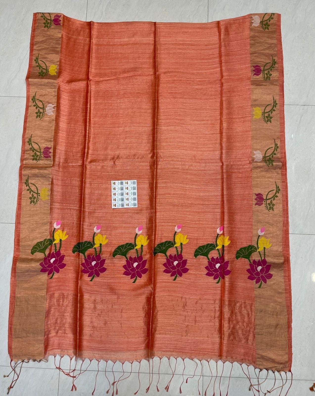 Resham bi wash matka jamdani saree A statement of Bengal culture