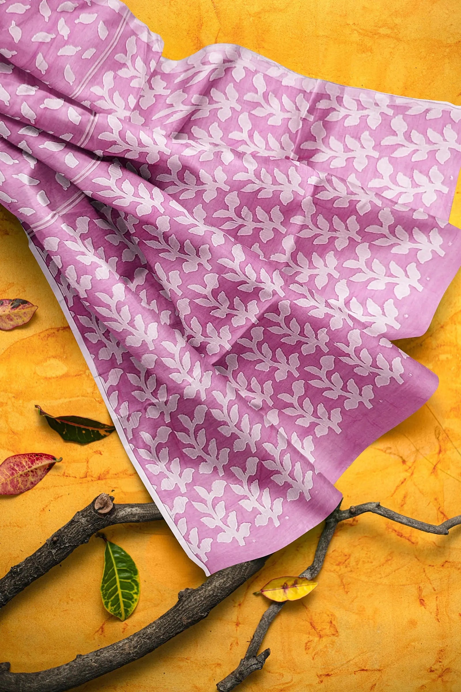 resham handloom baby pink Putul's fashion