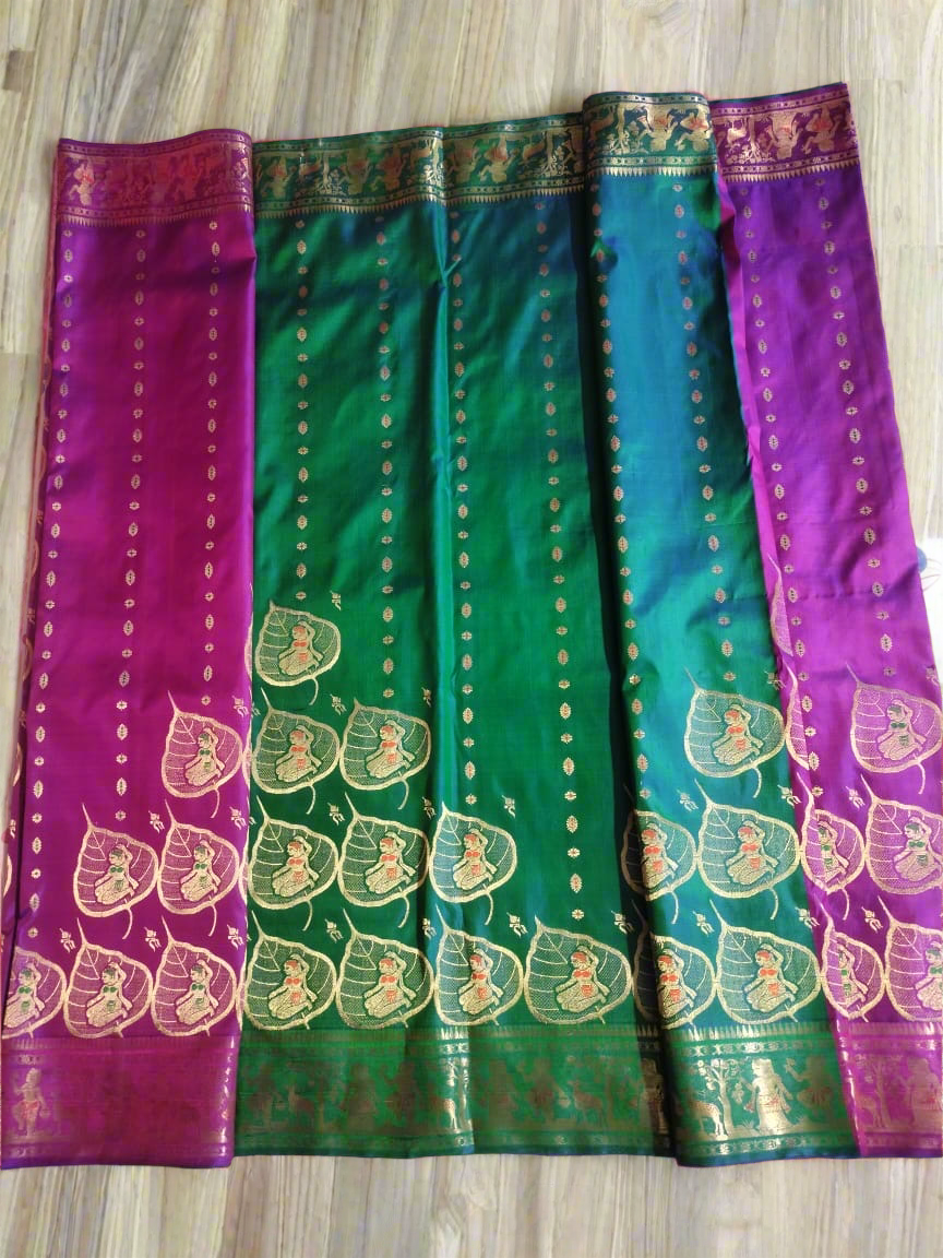 Swarnachori silk saree from Bishnupur 