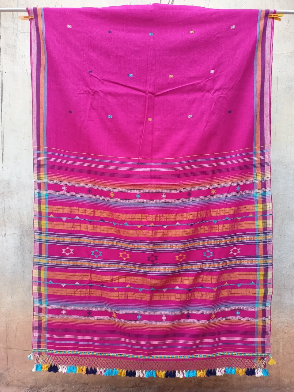 Kala cotton bhujodi saree from the weavers of Kutch