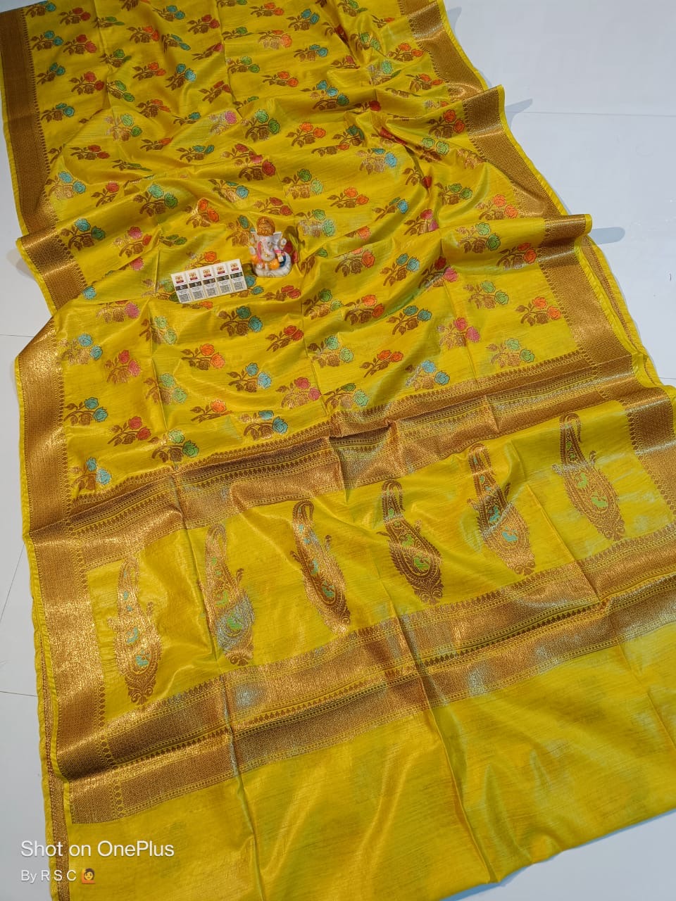 Munga tussar Banarasi saree silk mark certified