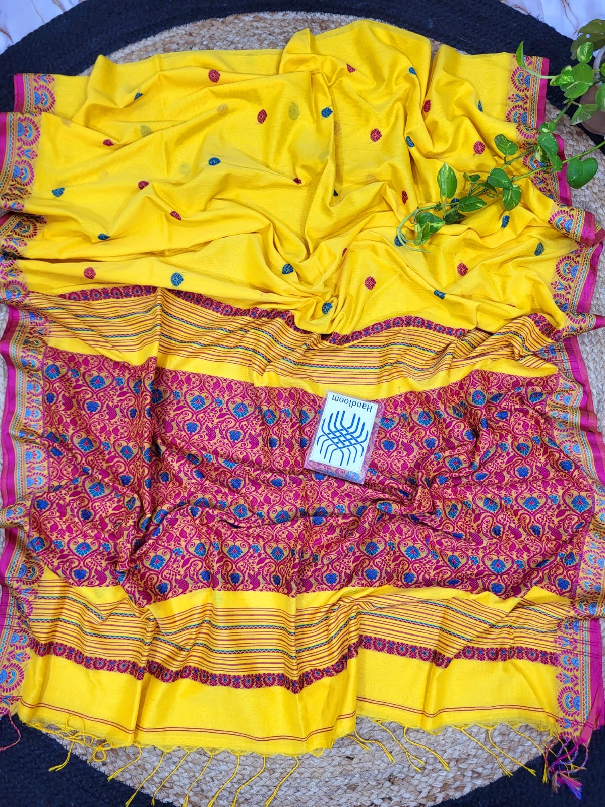 Cotton bi cotton jamdani saree from Bengal