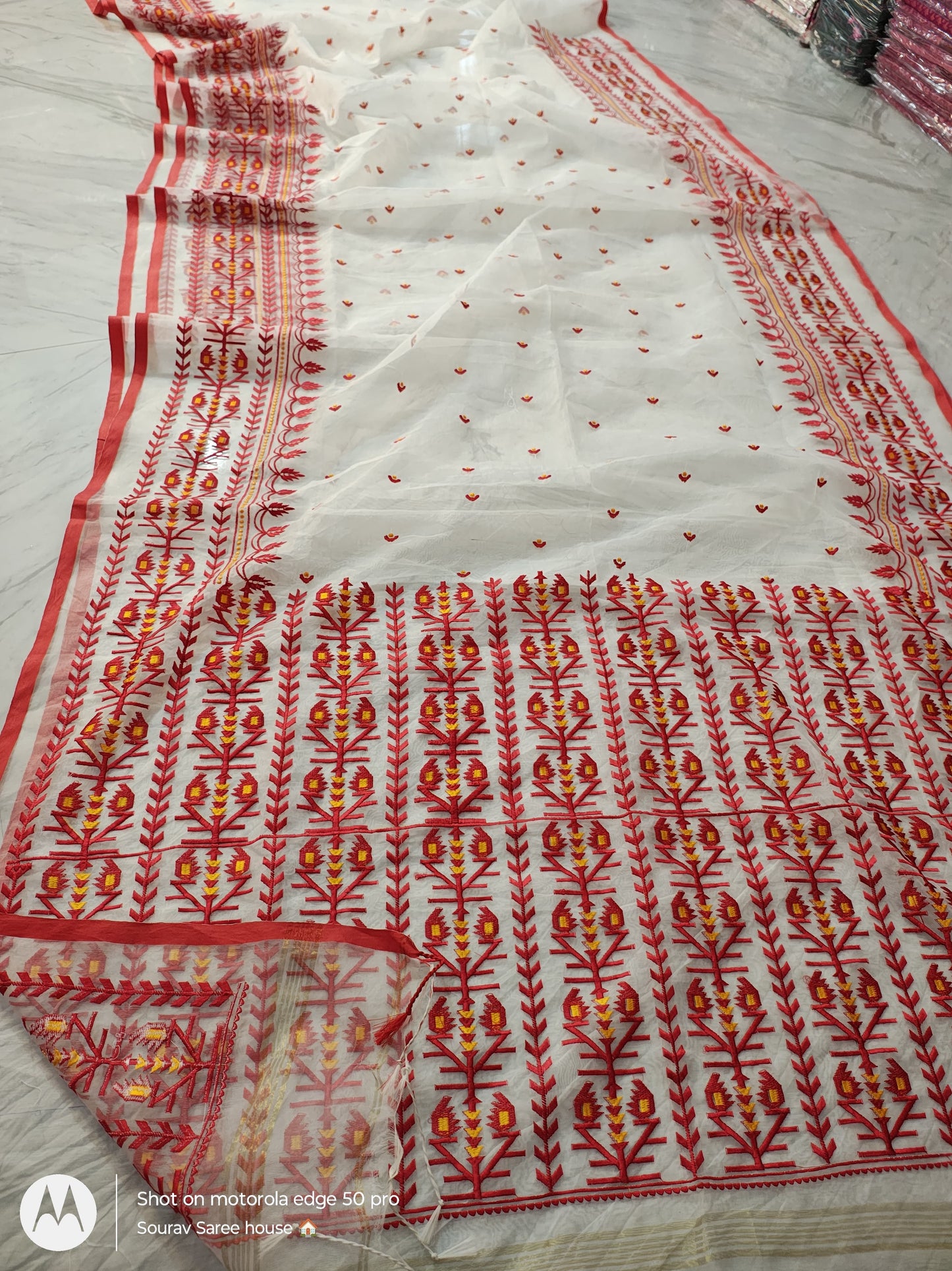 Bengal Muslin saree