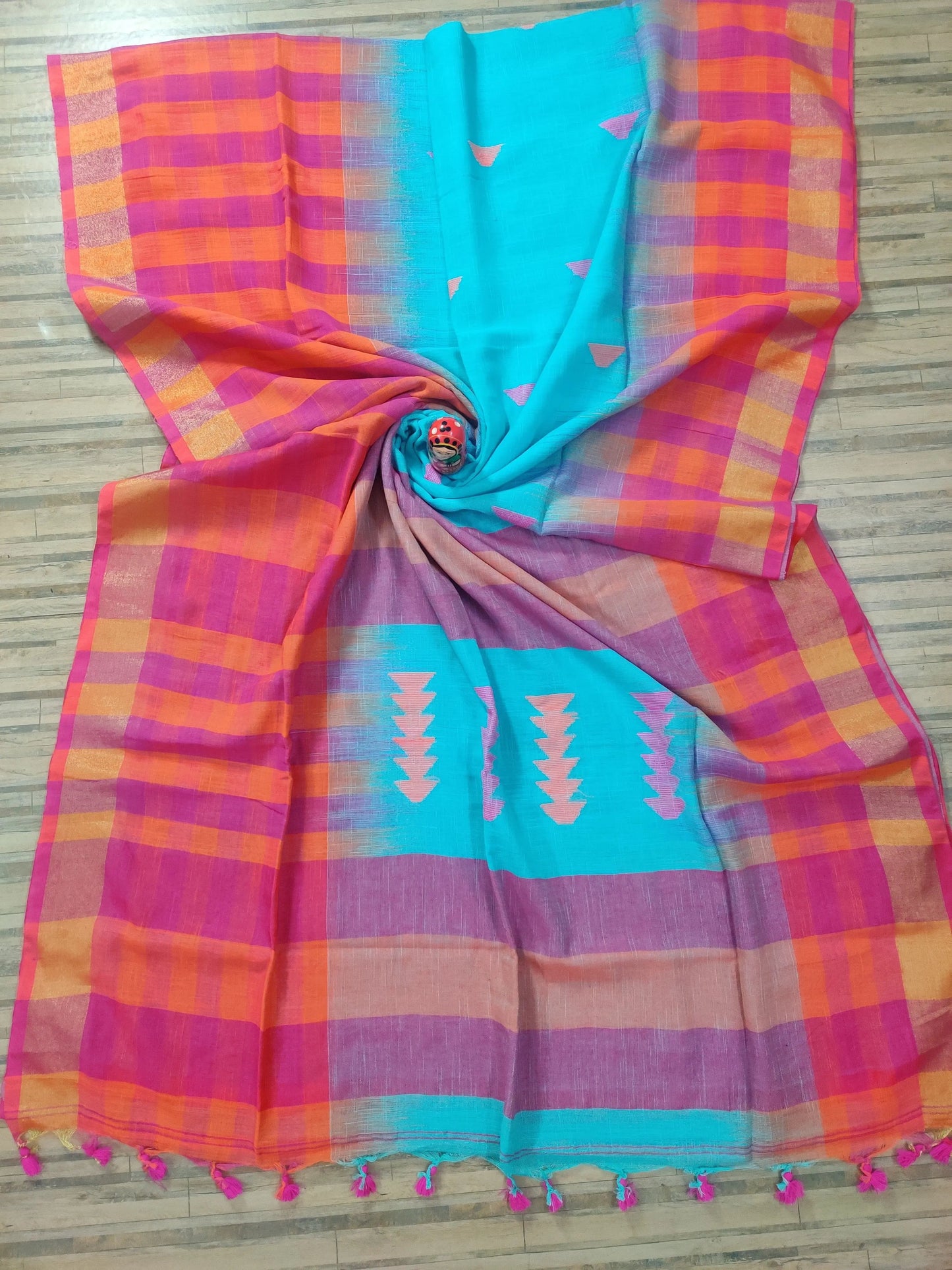 Khadi cotton saree Putul's fashion